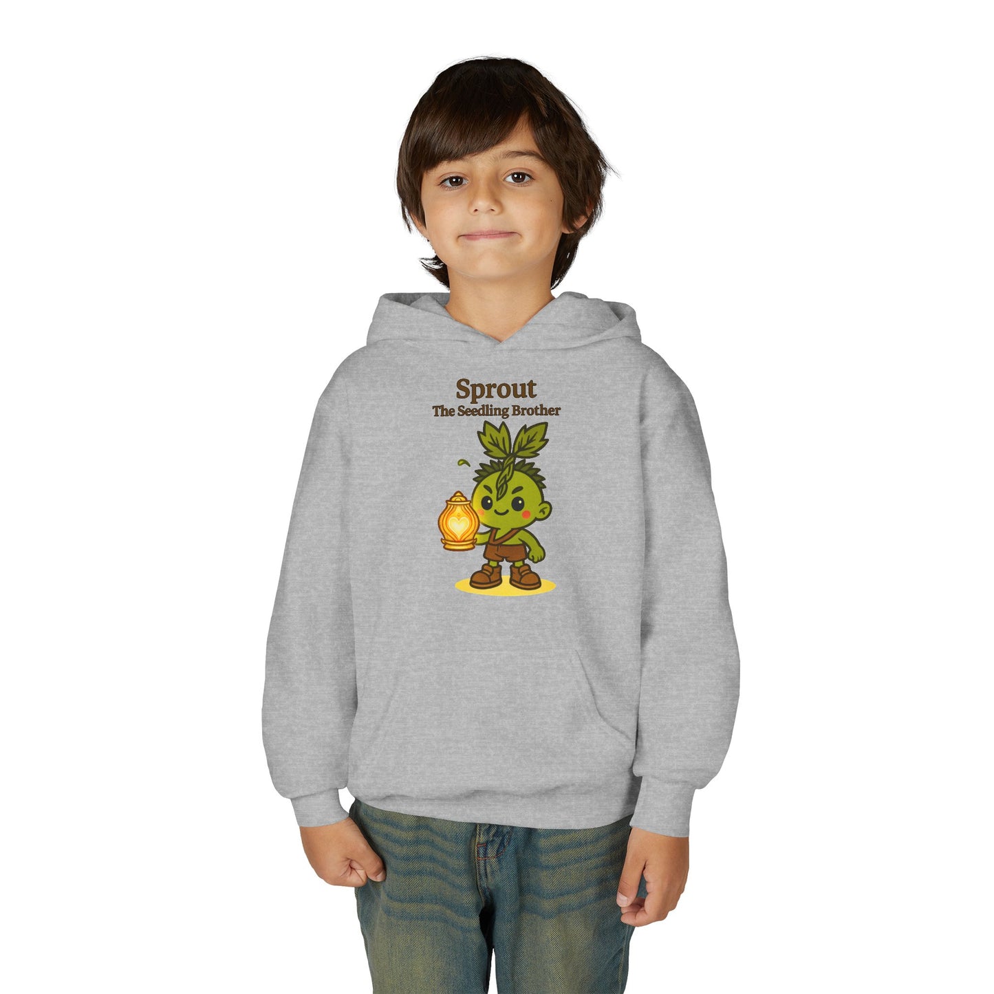 Heartlight Series | Sprout the Seedling Brother – Youth Hoodie