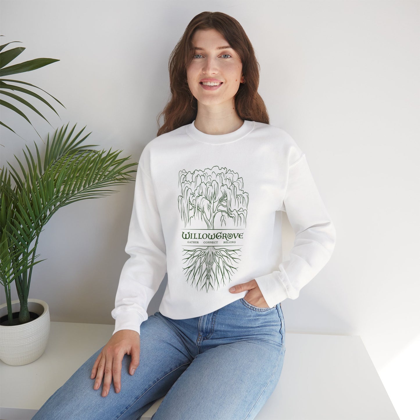Arbor Series | WillowGrove Roots – Crewneck Sweatshirt