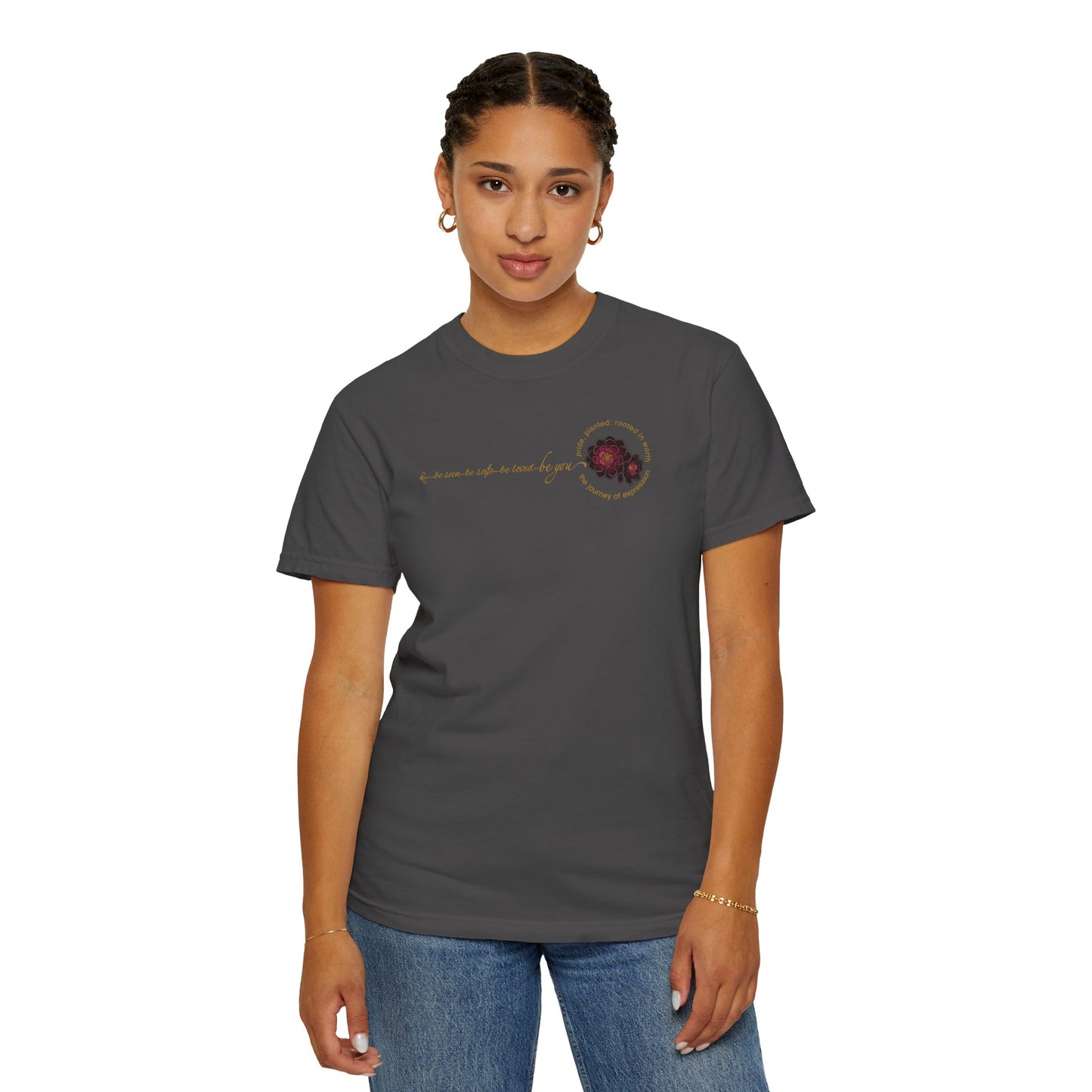 Be You Floral Values T-Shirt | Pride, Planted Collection