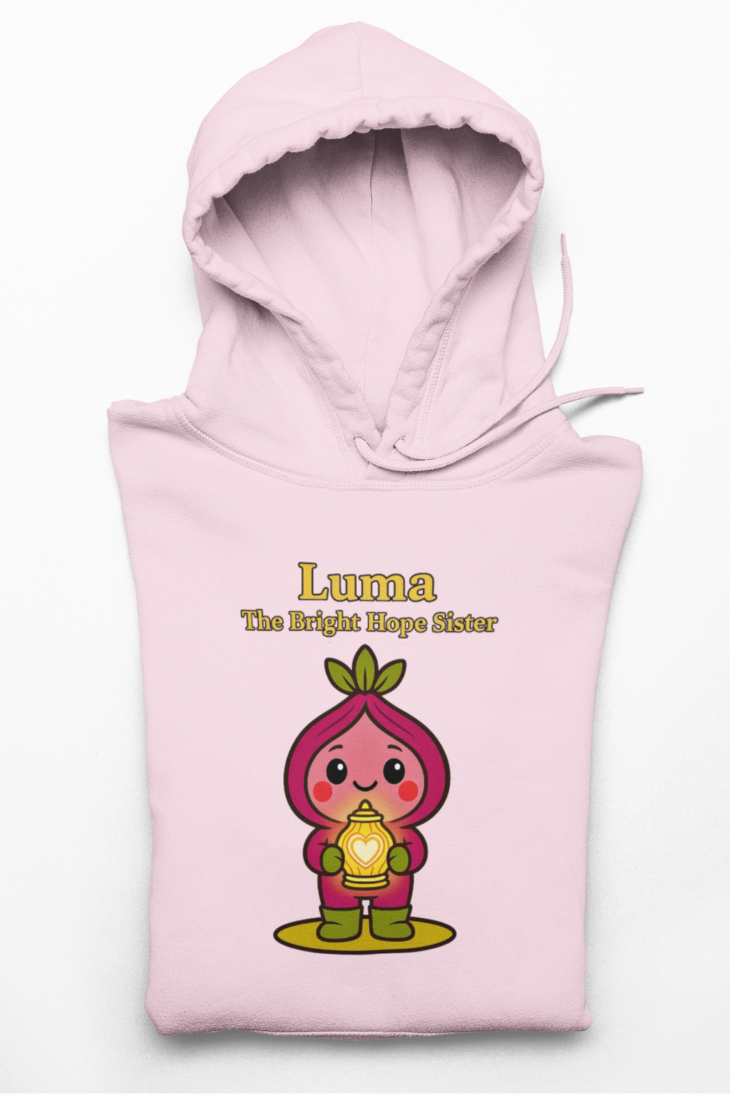 Heartlight Collection: 'Luma the Dreamer' Camping Twins Cute Kids Hooded Sweatshirt