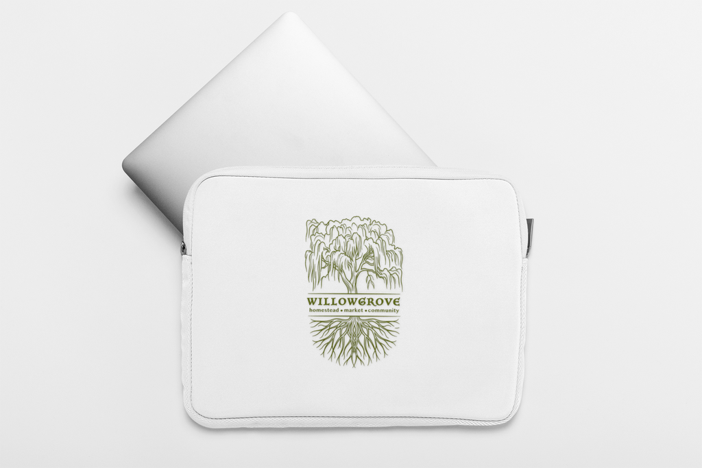 Willowgrove Market: Willow Tree Logo Sticker for Homestead & Market — Kiss-Cut Sticker