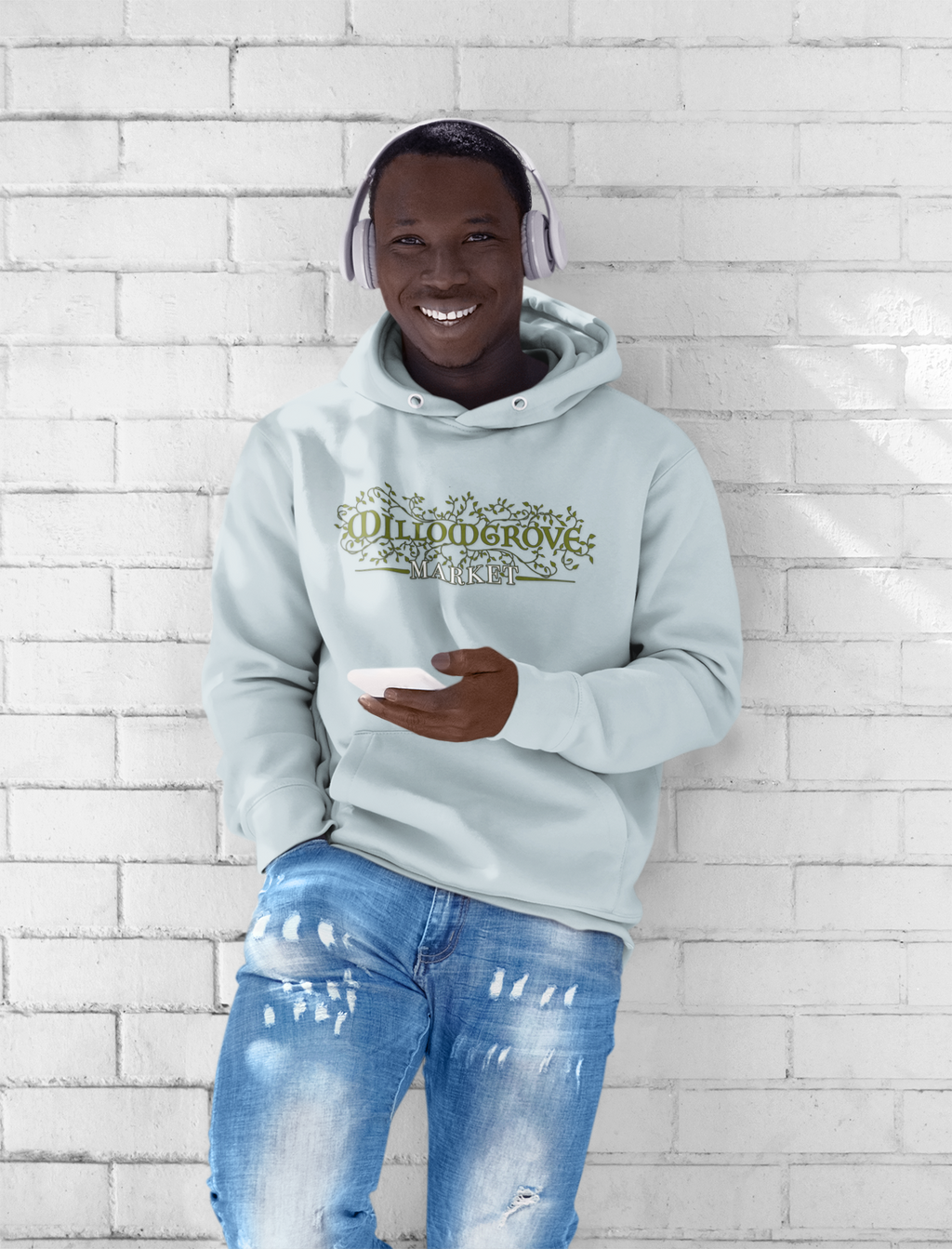 Willowgrove Market: Roots Brand Logo Hoodie