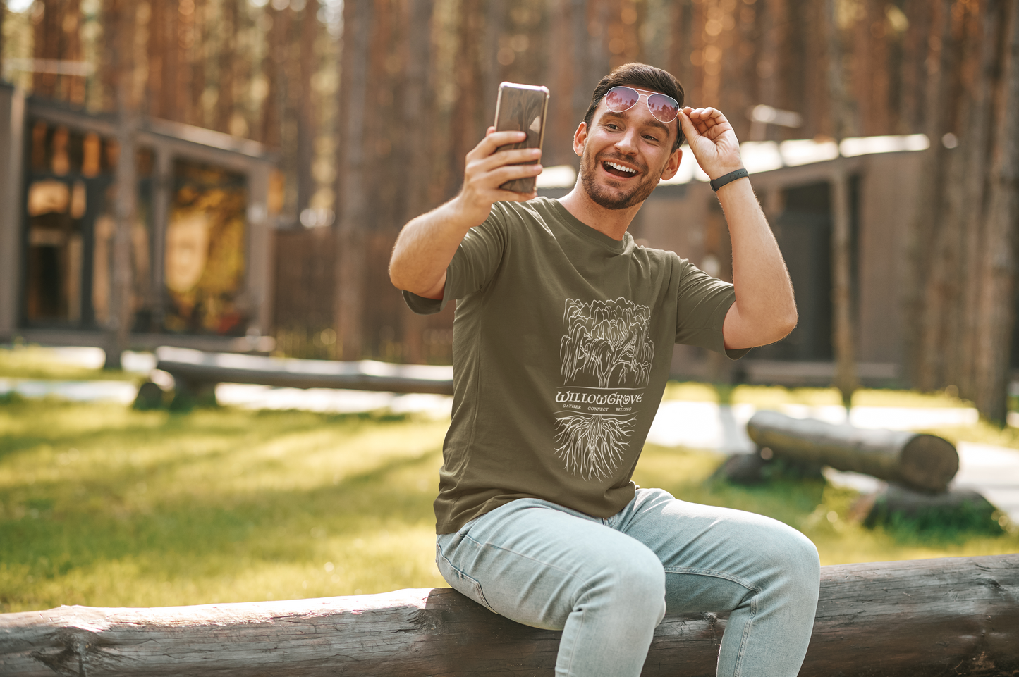 Arbor Series | Grove Logo – Tri-Blend T-Shirt