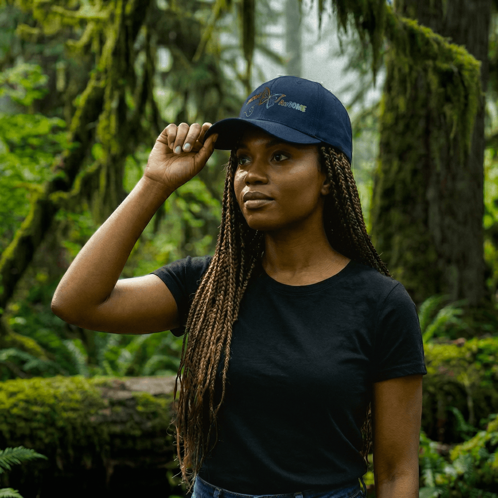 Be Ausome Butterfly Spectrum Low Profile Baseball Cap