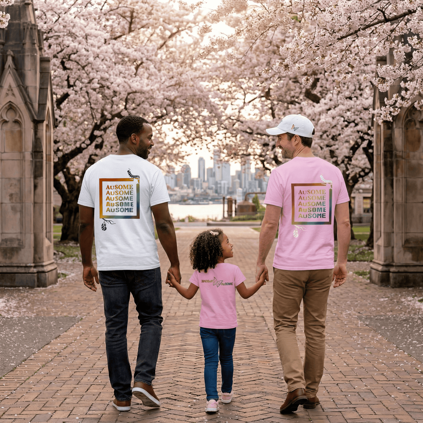 Be AuSome Diversity Is My Superpower Youth Tee — Hand-Drawn Butterfly Kids Shirt
