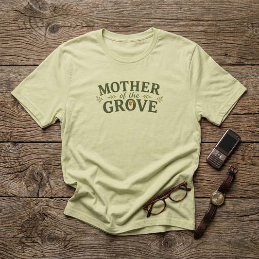 Mother of the Grove T-Shirt — Tribute Tee for Caregivers & Community Builders