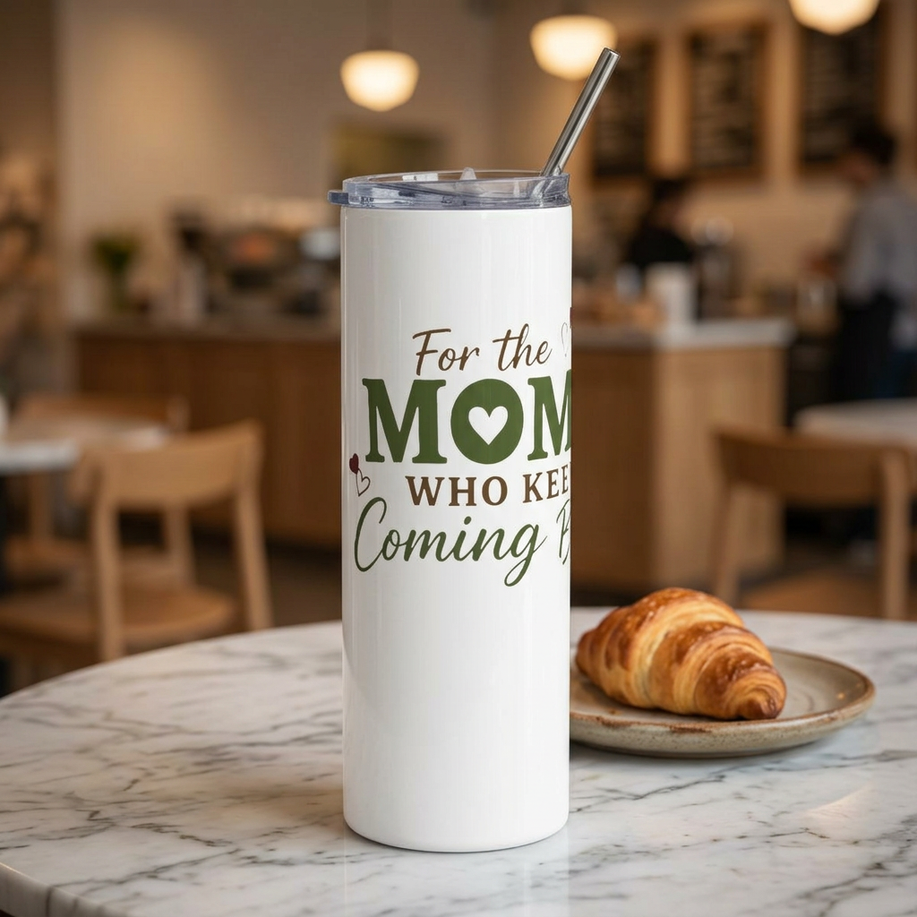 For the Moms Who Keep Coming Back 20oz Stainless Steel Tumbler