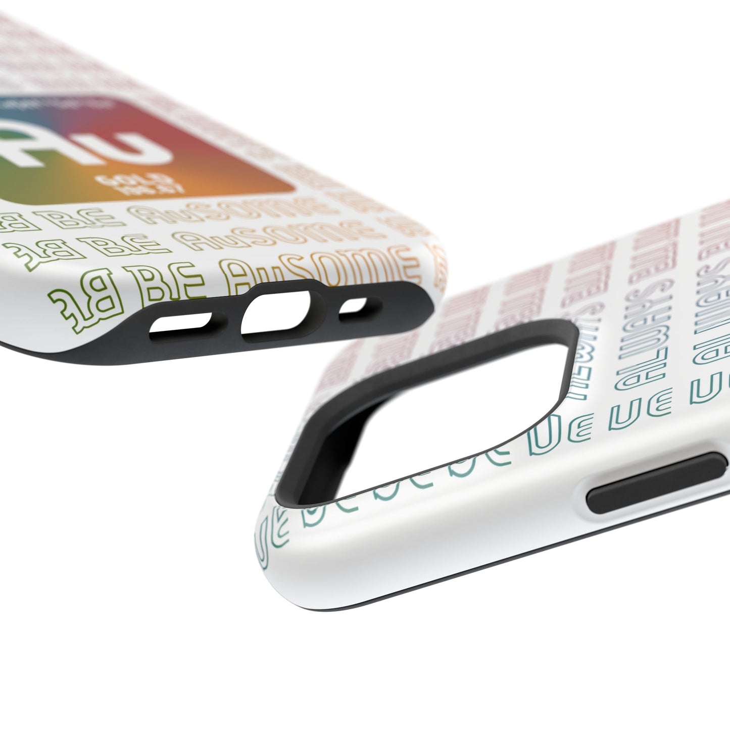 Magnetic Phone Case — 'Au Gold' Periodic Table Design (Be AuSome)