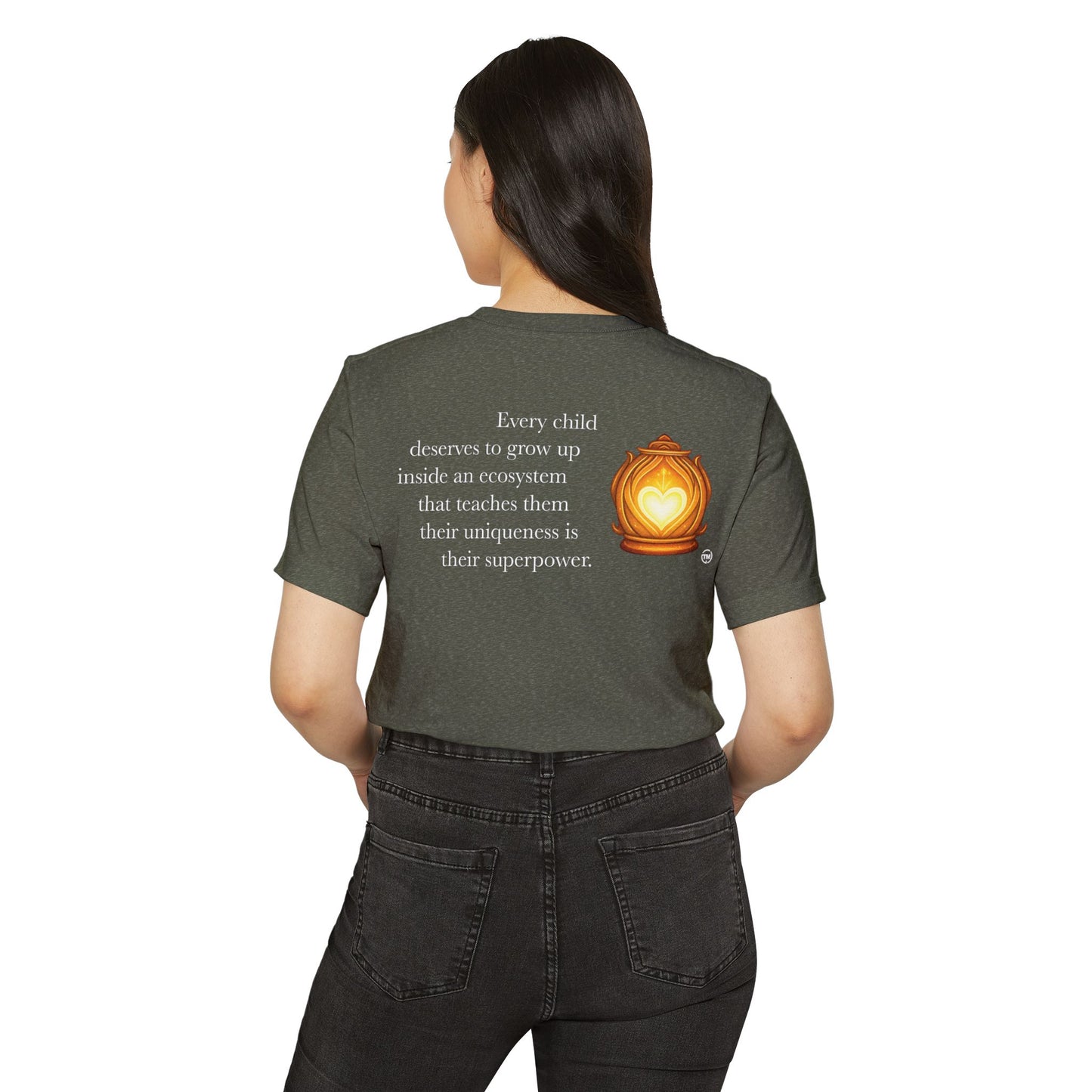 Heartlight™ by WillowGrove Ecosystem Statement Recycled Organic Tee