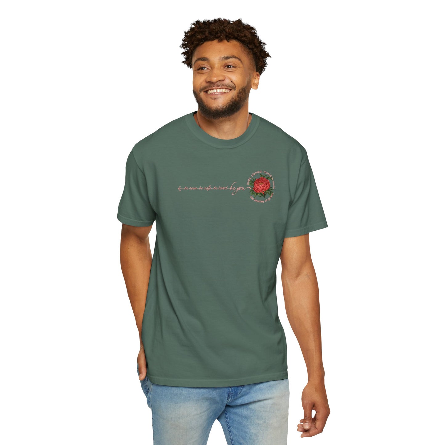 Be You Floral Values T-Shirt | Pride, Planted Collection