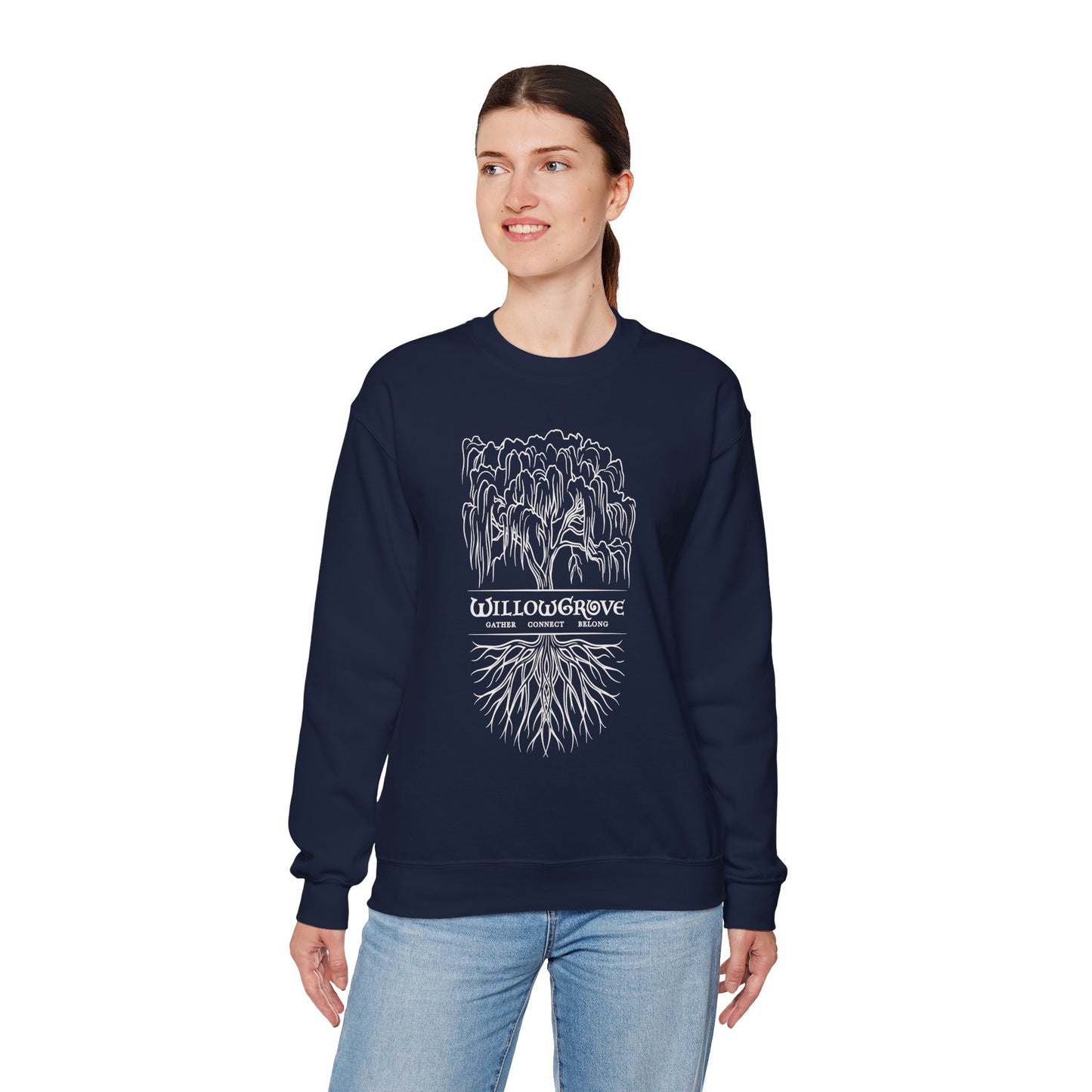 Arbor Series | WillowGrove Roots – Crewneck Sweatshirt