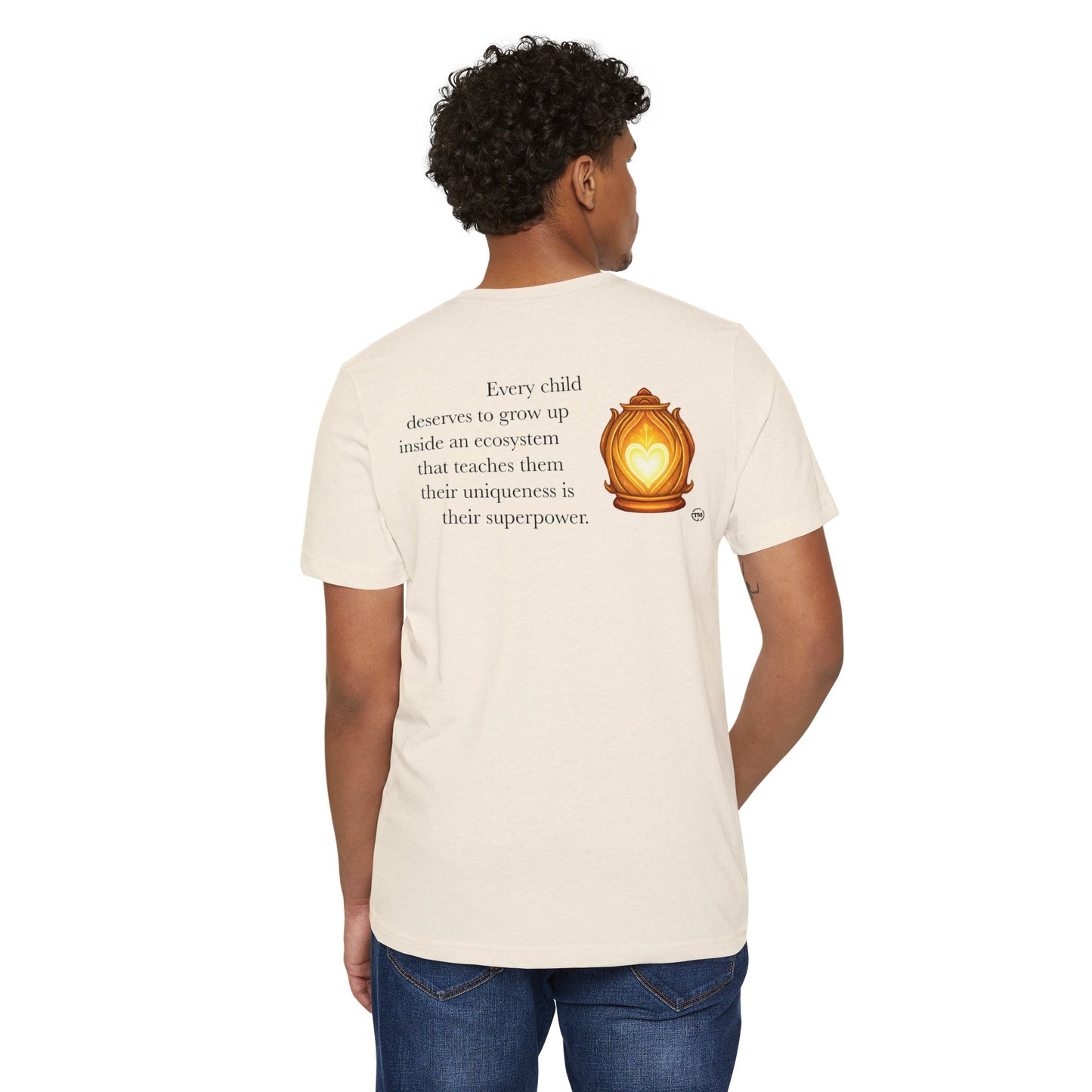 Heartlight™ by WillowGrove Ecosystem Statement Recycled Organic Tee