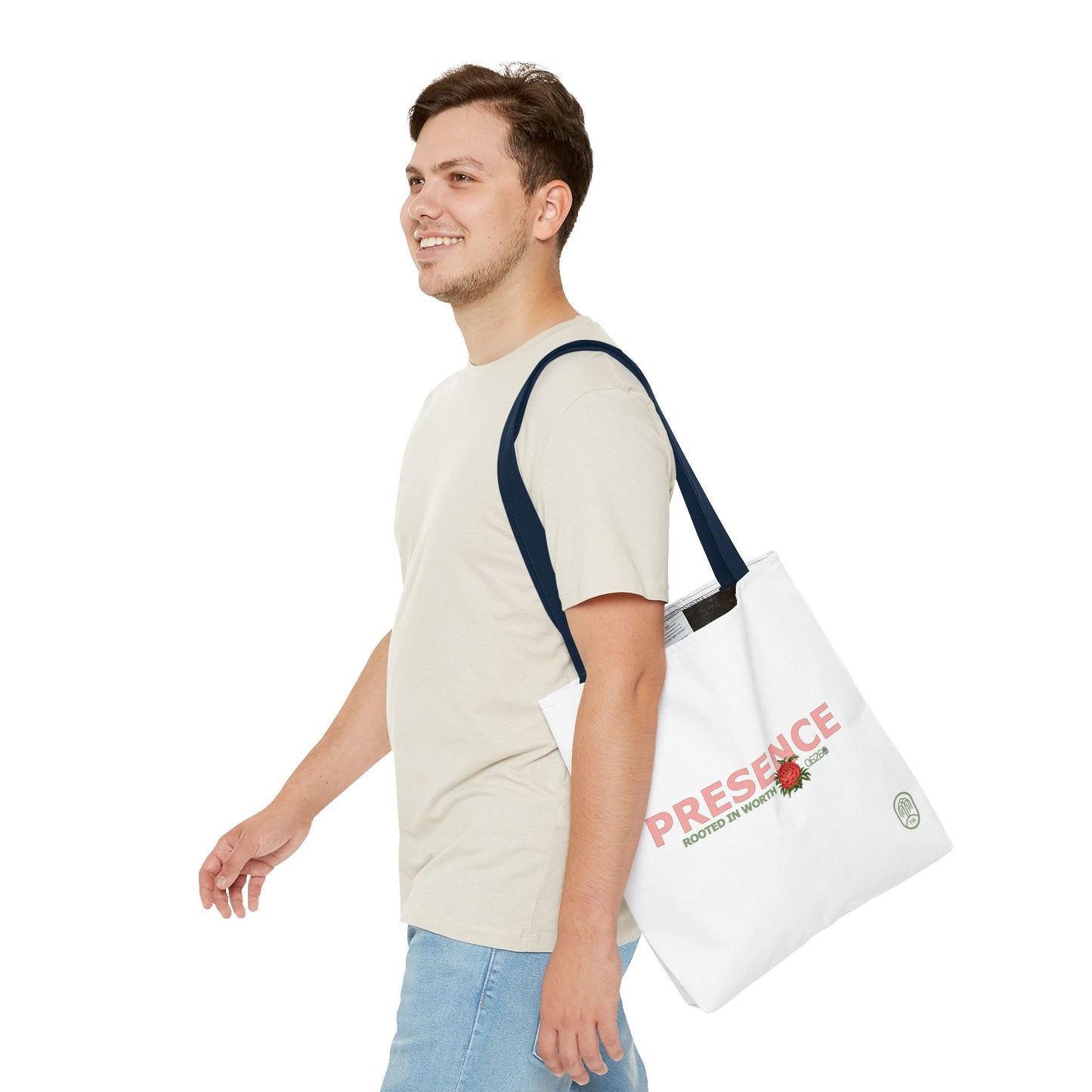 Presence Tote Bag | Pride, Planted: Rooted in Worth Collection