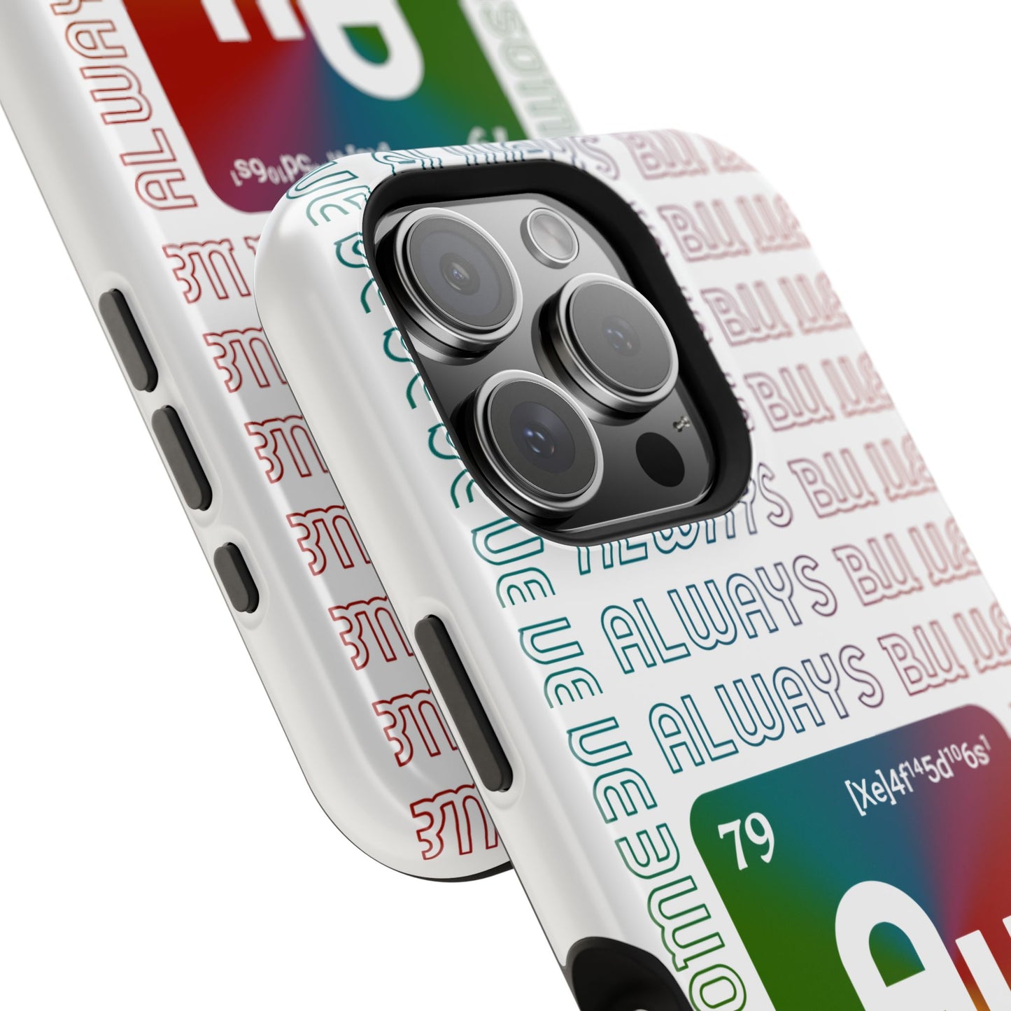 Magnetic Phone Case — 'Au Gold' Periodic Table Design (Be AuSome)