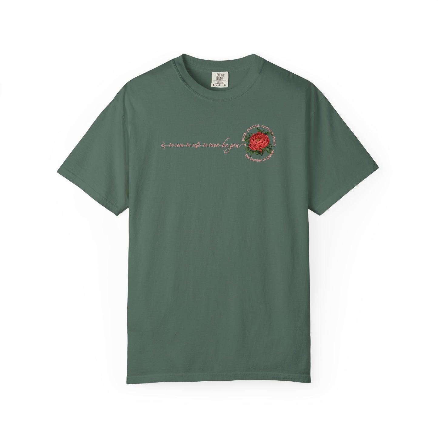 Be You Floral Values T-Shirt | Pride, Planted Collection