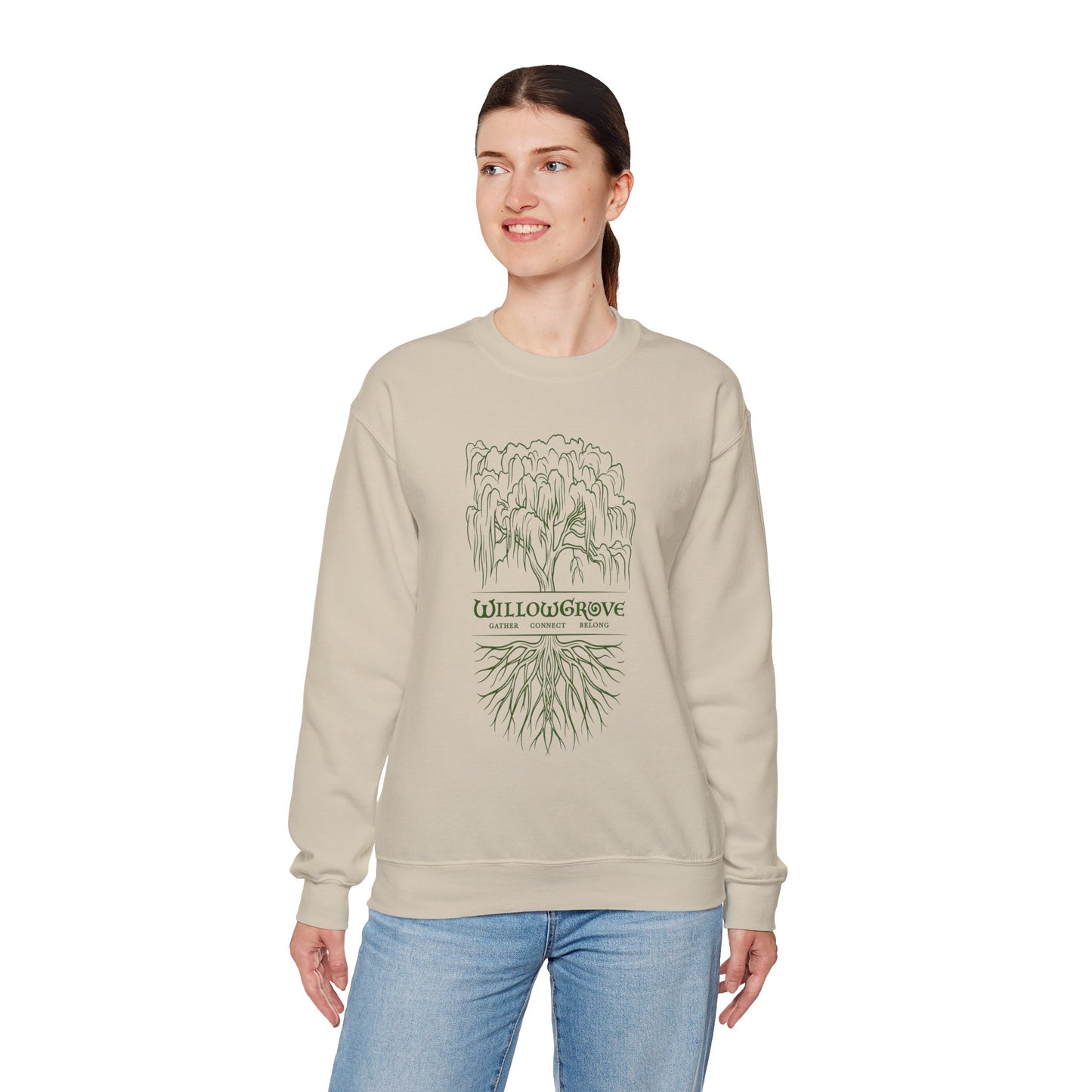 Arbor Series | WillowGrove Roots – Crewneck Sweatshirt