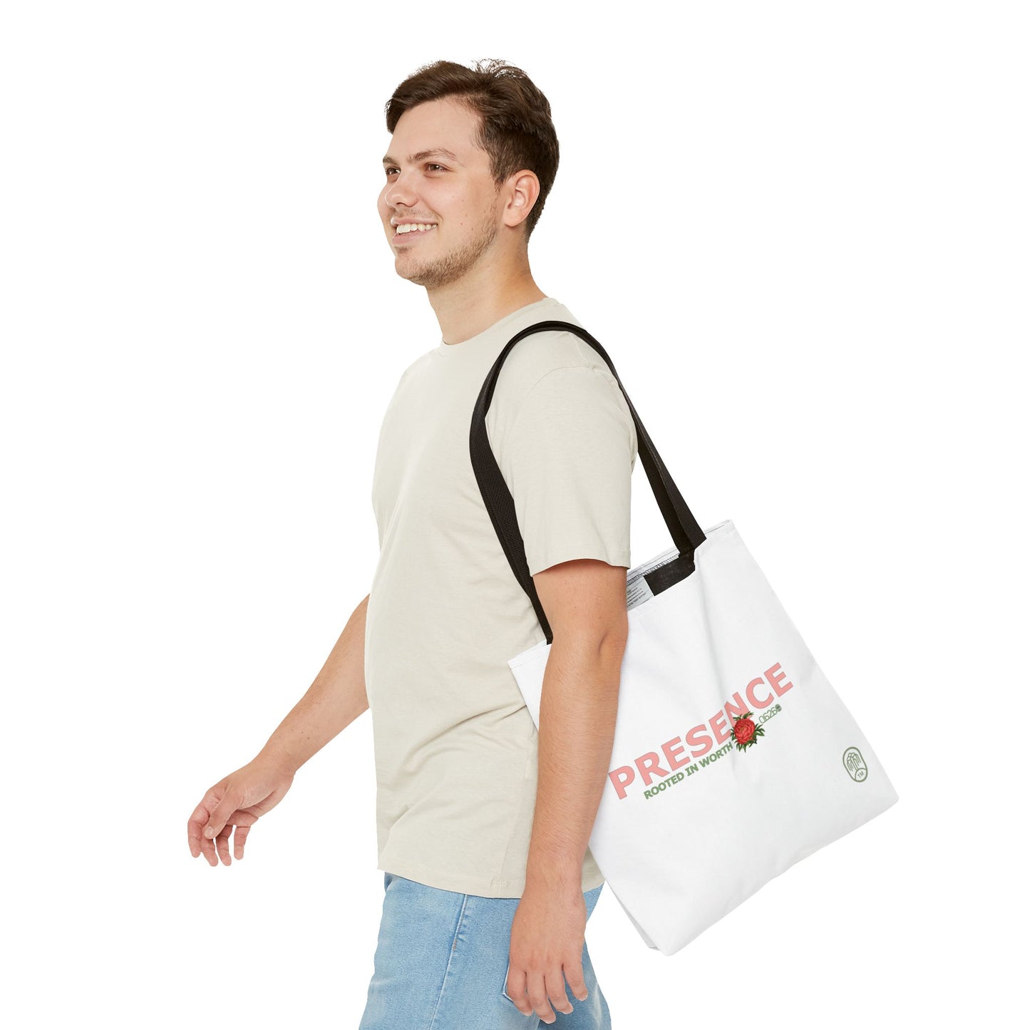 Presence Tote Bag | Pride, Planted: Rooted in Worth Collection