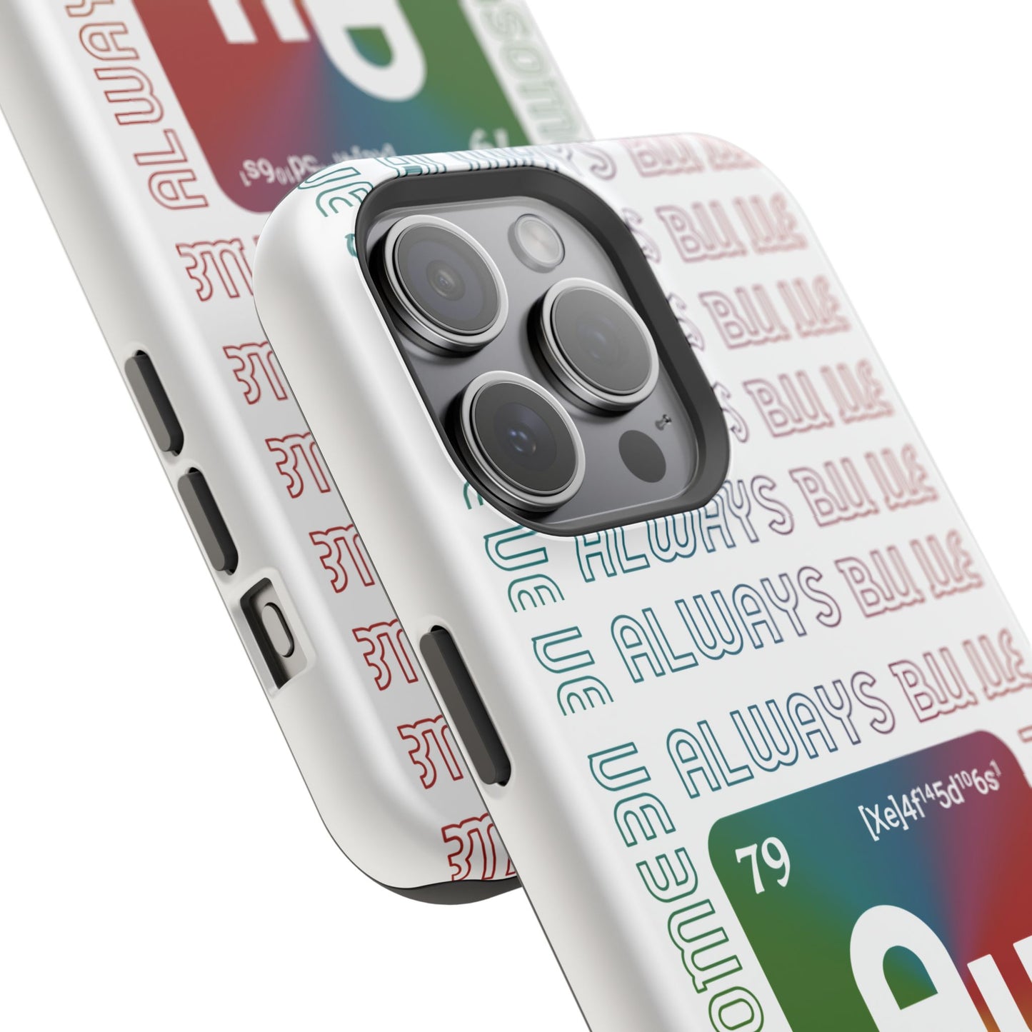 Magnetic Phone Case — 'Au Gold' Periodic Table Design (Be AuSome)