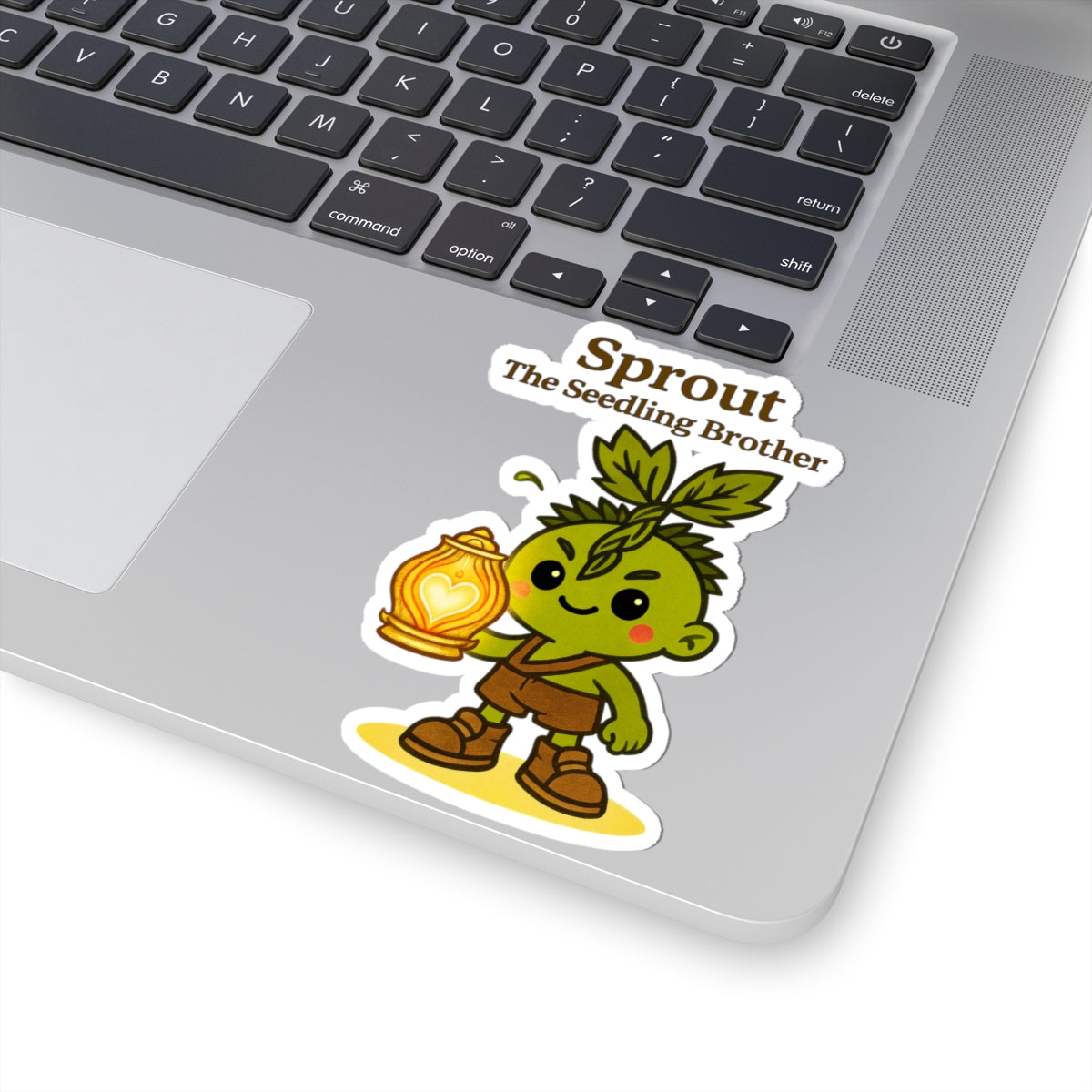 Heartlight Collection - Sprout The Seedling Brother Sticker — Cute Plant Character Kiss-Cut Sticker