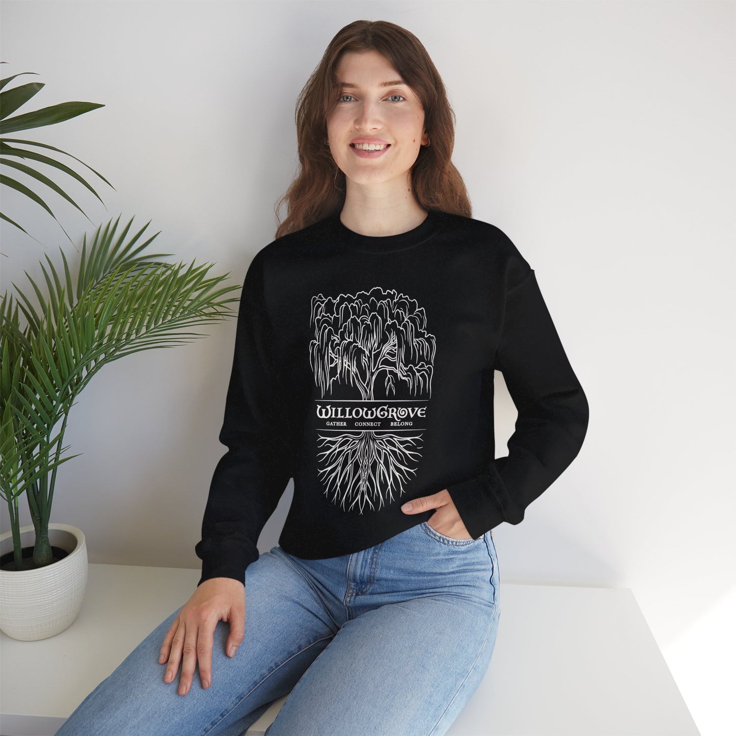 Arbor Series | WillowGrove Roots – Crewneck Sweatshirt