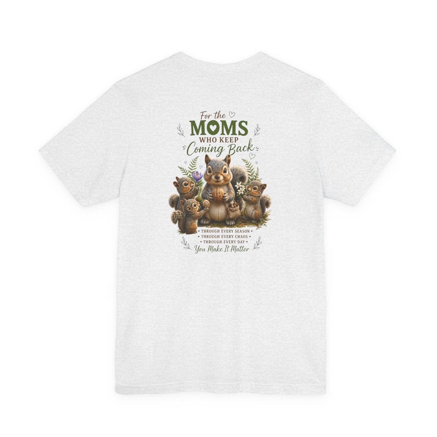Mom Who Keeps Coming Back Tee — 'You Make It Matter' Inspirational Mother's Day Shirt