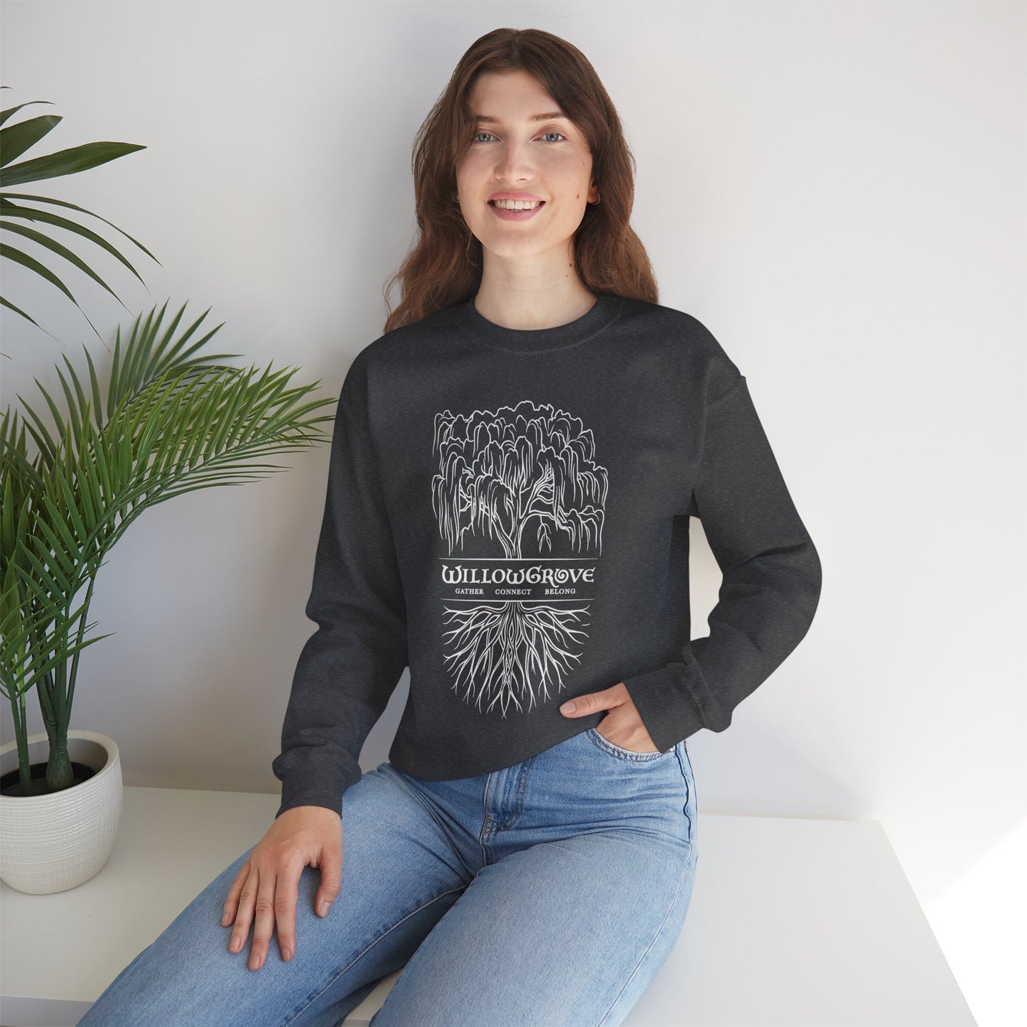 Arbor Series | WillowGrove Roots – Crewneck Sweatshirt