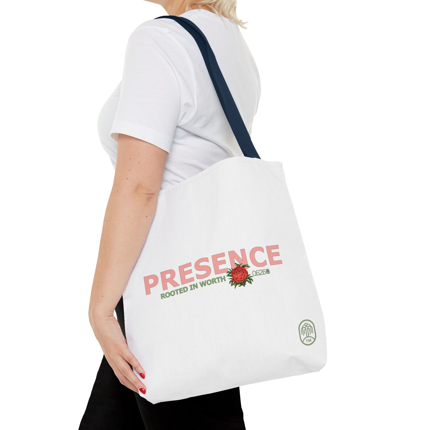 Presence Tote Bag | Pride, Planted: Rooted in Worth Collection