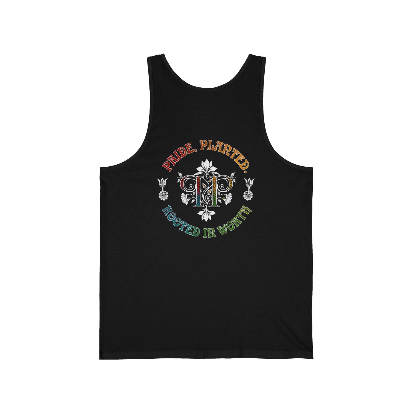 Pride, Planted Tank Top — Rooted in Worth Botanical Pride Tank