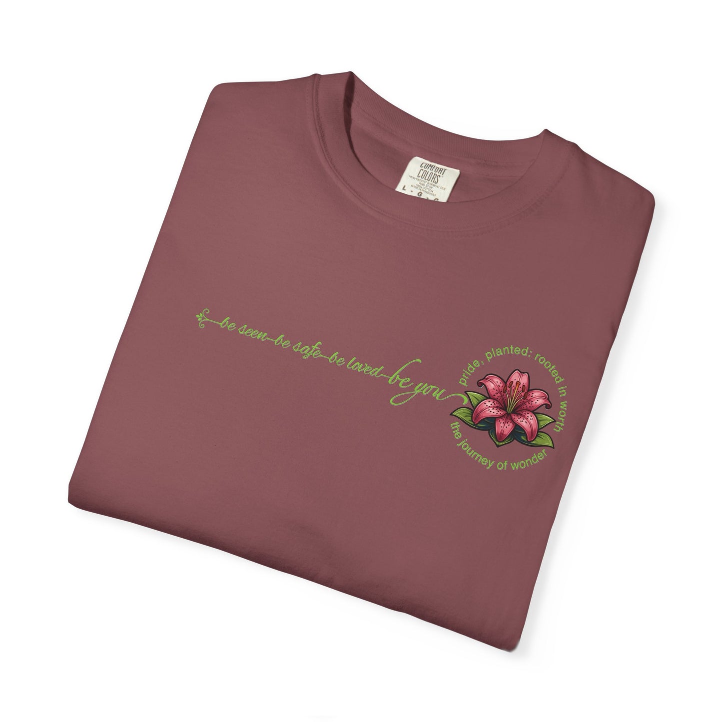 Be You Floral Values T-Shirt | Pride, Planted Collection