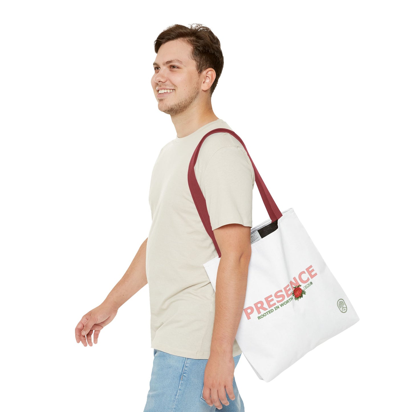 Presence Tote Bag | Pride, Planted: Rooted in Worth Collection
