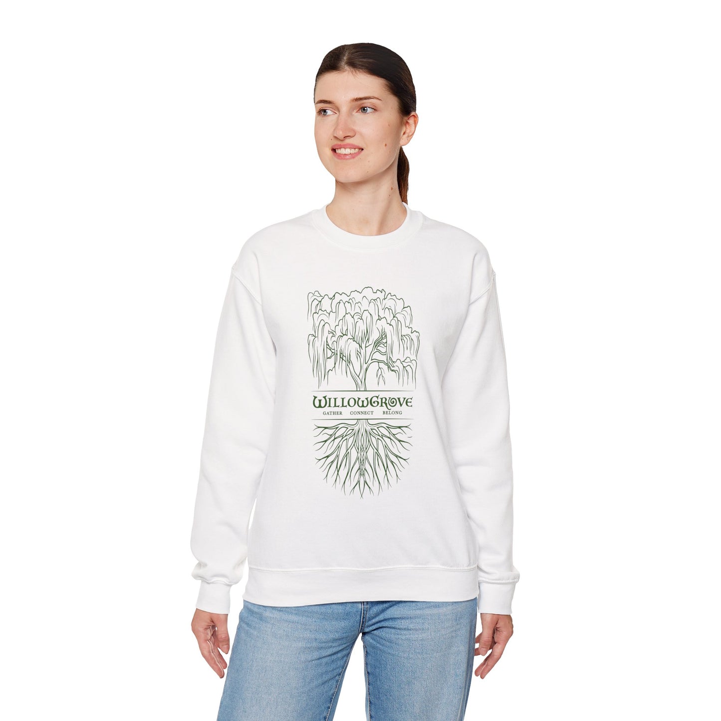 Arbor Series | WillowGrove Roots – Crewneck Sweatshirt