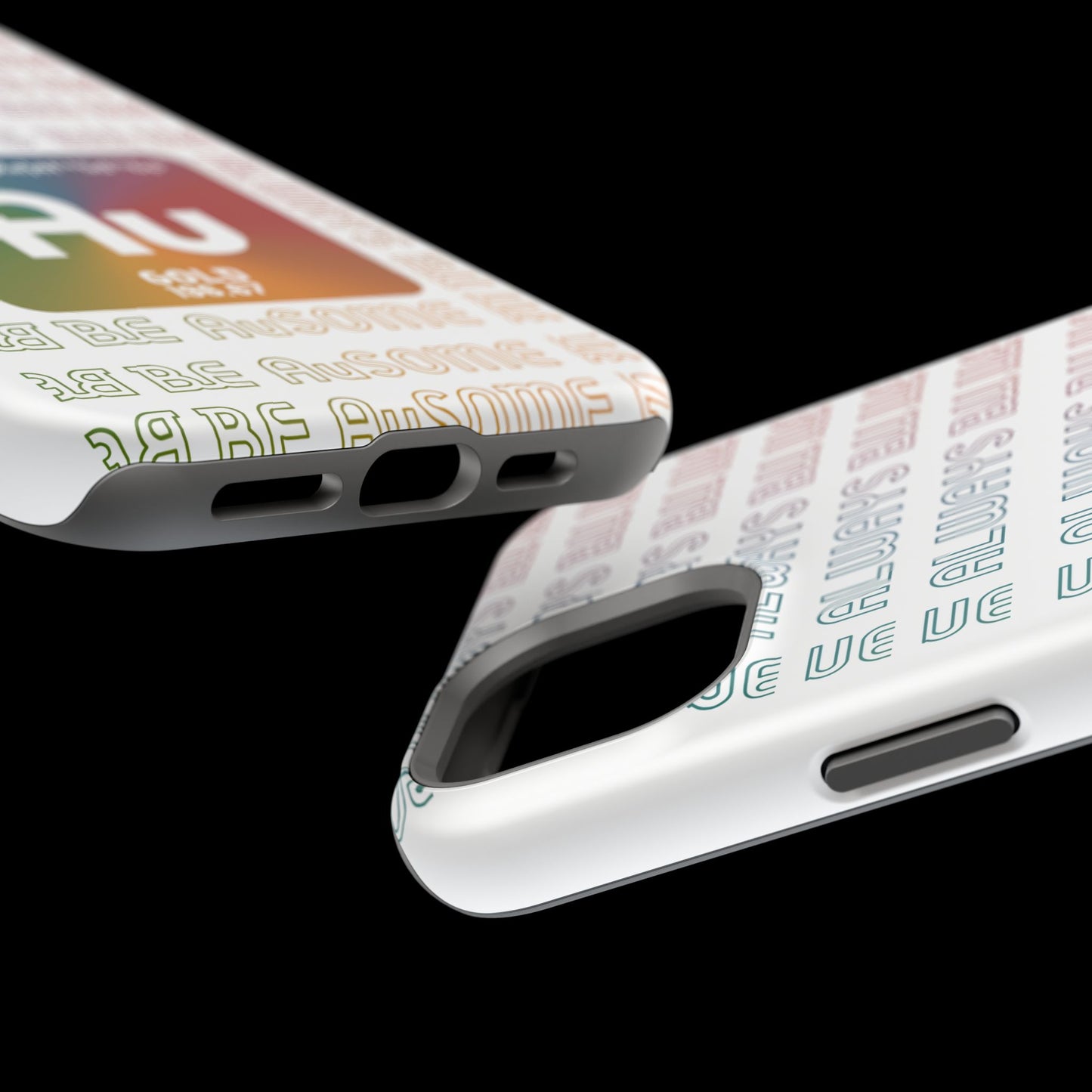 Magnetic Phone Case — 'Au Gold' Periodic Table Design (Be AuSome)
