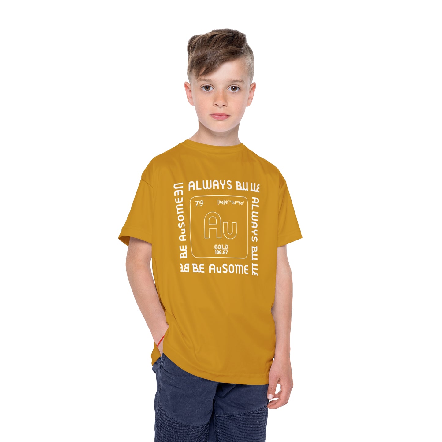 Always BU "You are Golden" Gold Edition — Kids Sports Jersey