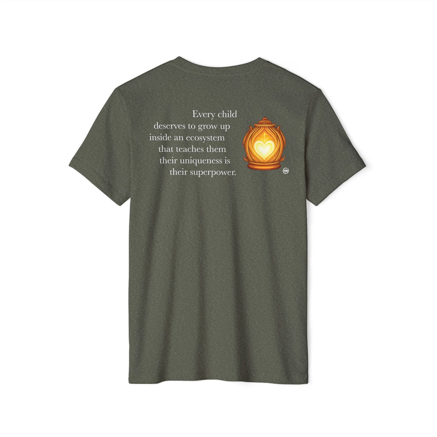 Heartlight™ by WillowGrove Ecosystem Statement Recycled Organic Tee