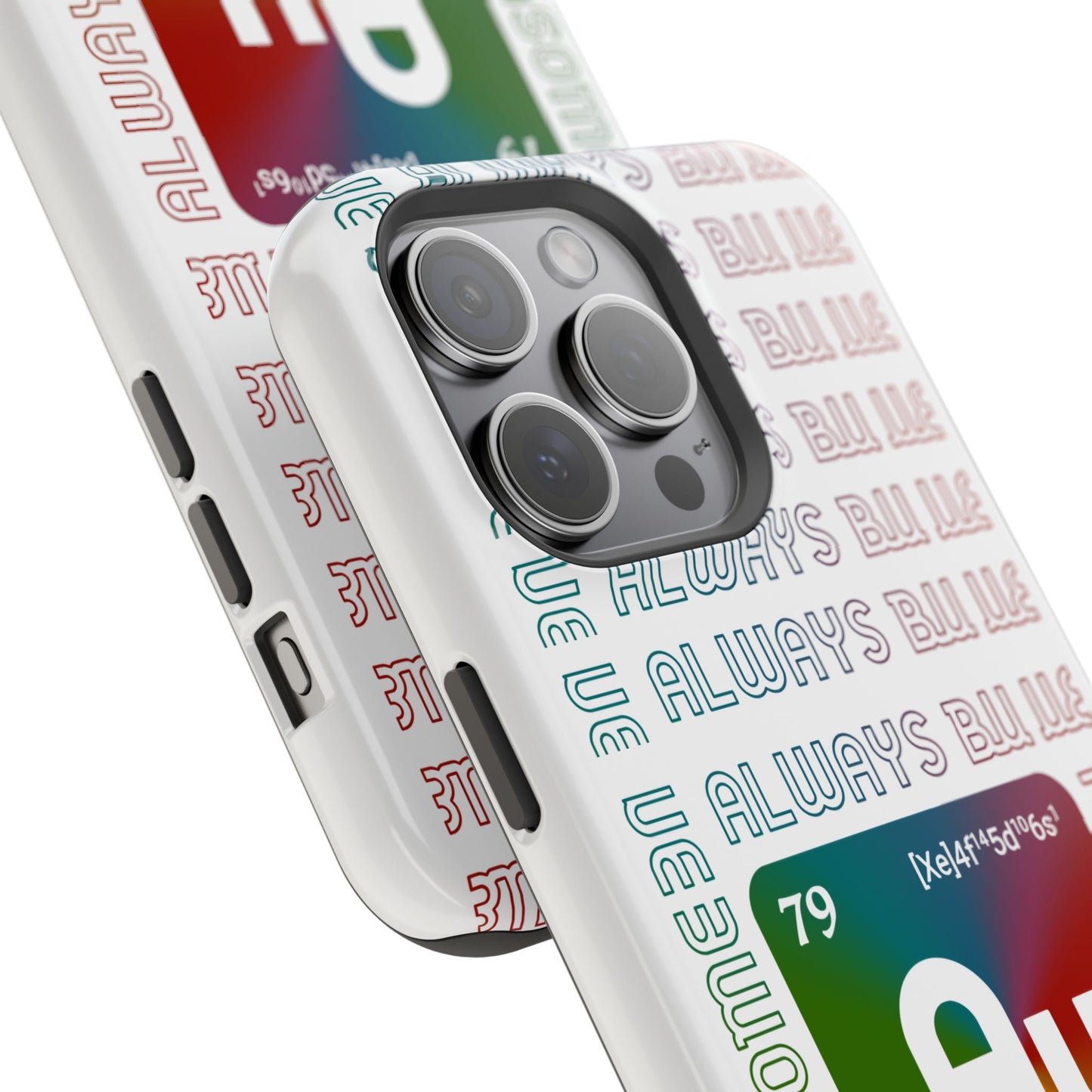 Magnetic Phone Case — 'Au Gold' Periodic Table Design (Be AuSome)