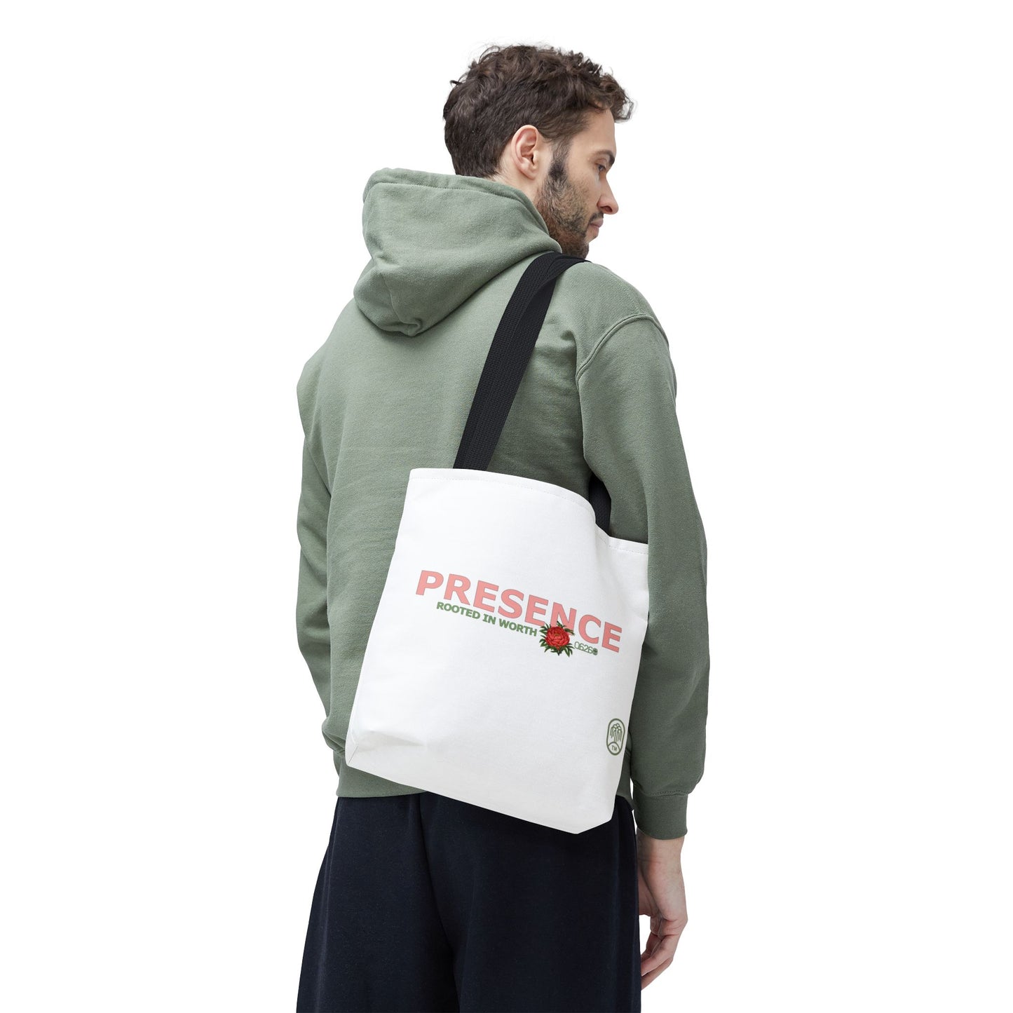 Presence Tote Bag | Pride, Planted: Rooted in Worth Collection