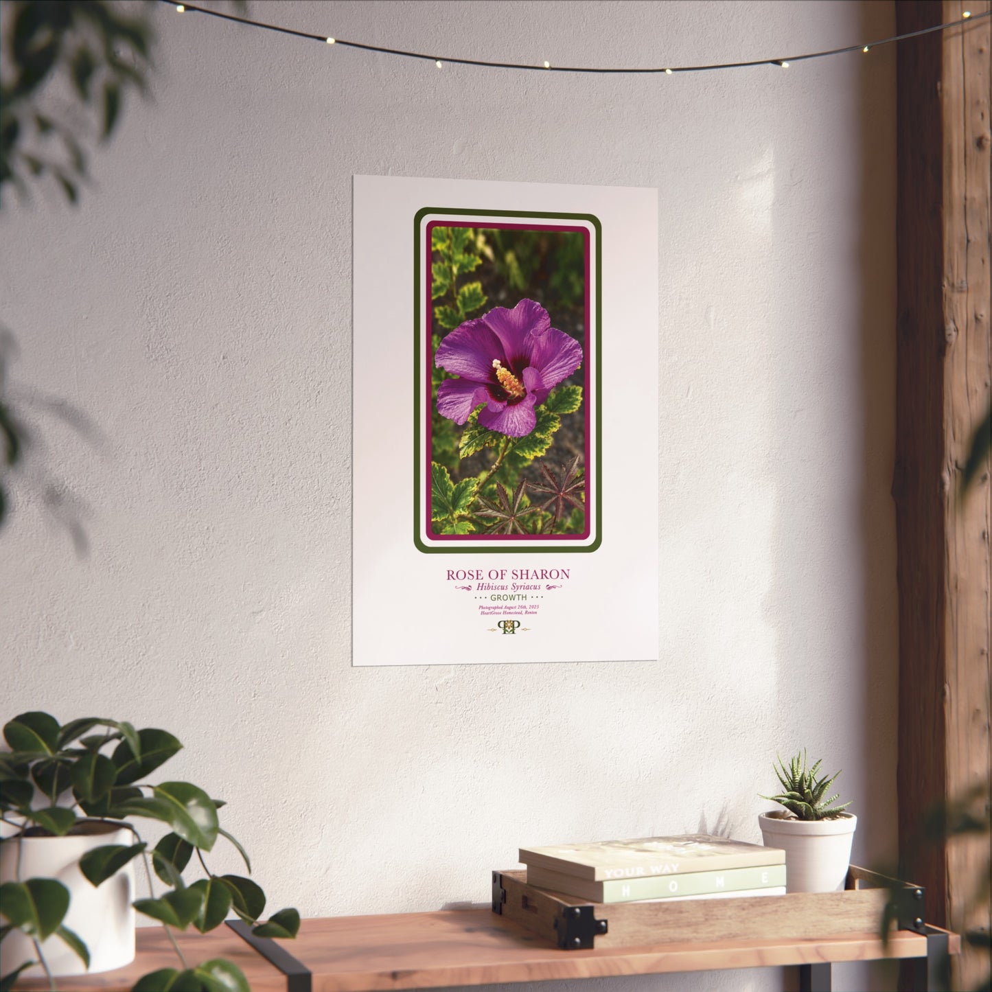 Hibiscus Fine Art Poster | Botanical Wall Art | Growth Nature Print