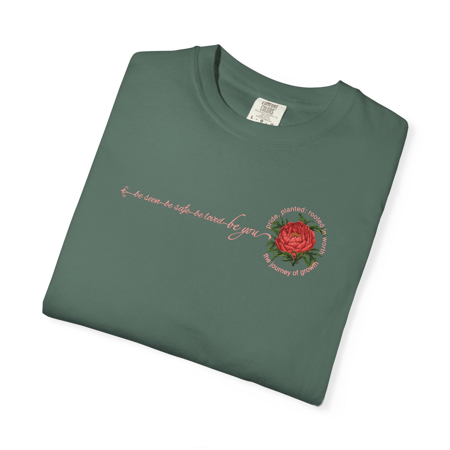 Be You Floral Values T-Shirt | Pride, Planted Collection