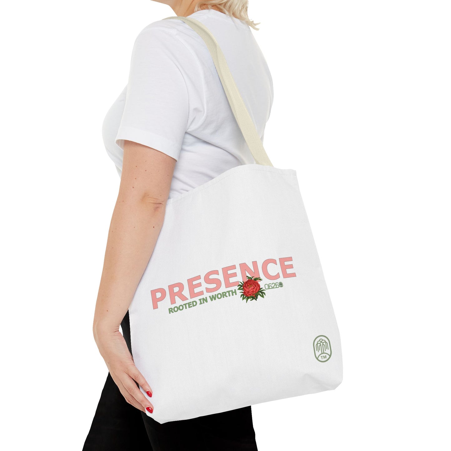 Presence Tote Bag | Pride, Planted: Rooted in Worth Collection