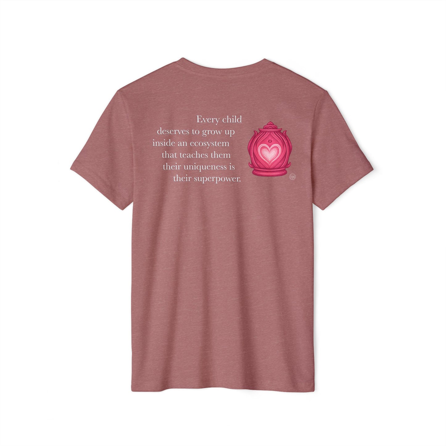 Heartlight™ by WillowGrove Ecosystem Statement Recycled Organic Tee