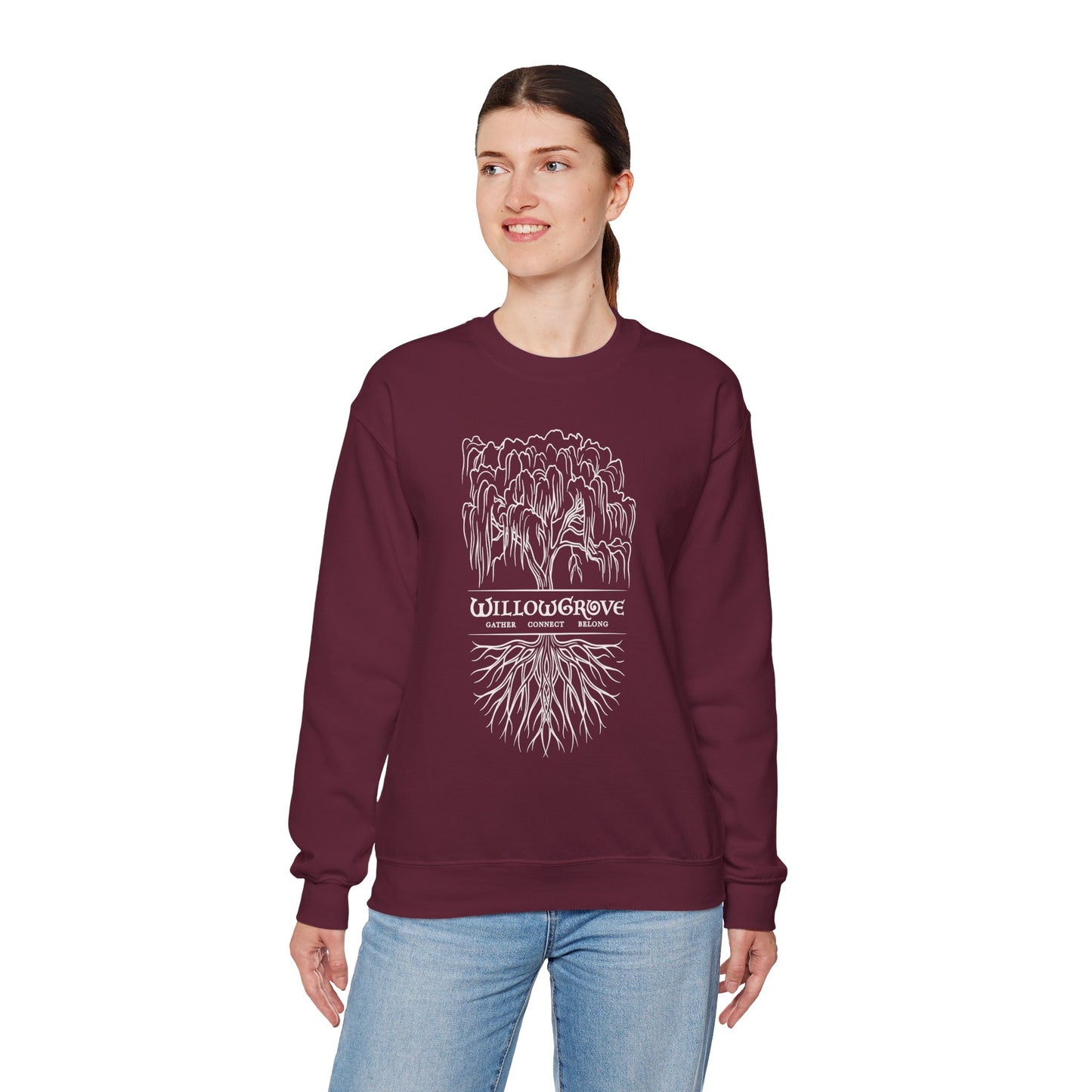Arbor Series | WillowGrove Roots – Crewneck Sweatshirt
