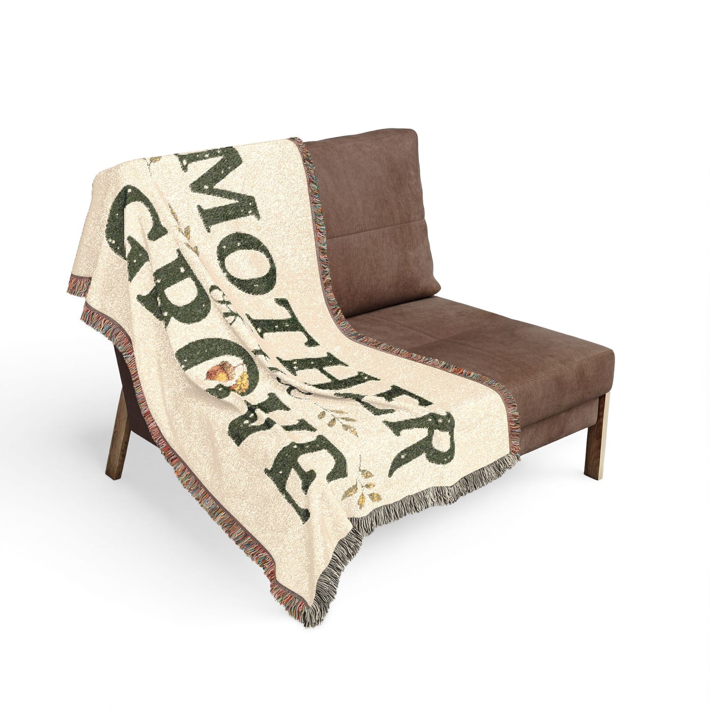Mother of the Grove Woven Blanket — Garden Mom Decorative Cotton Throw