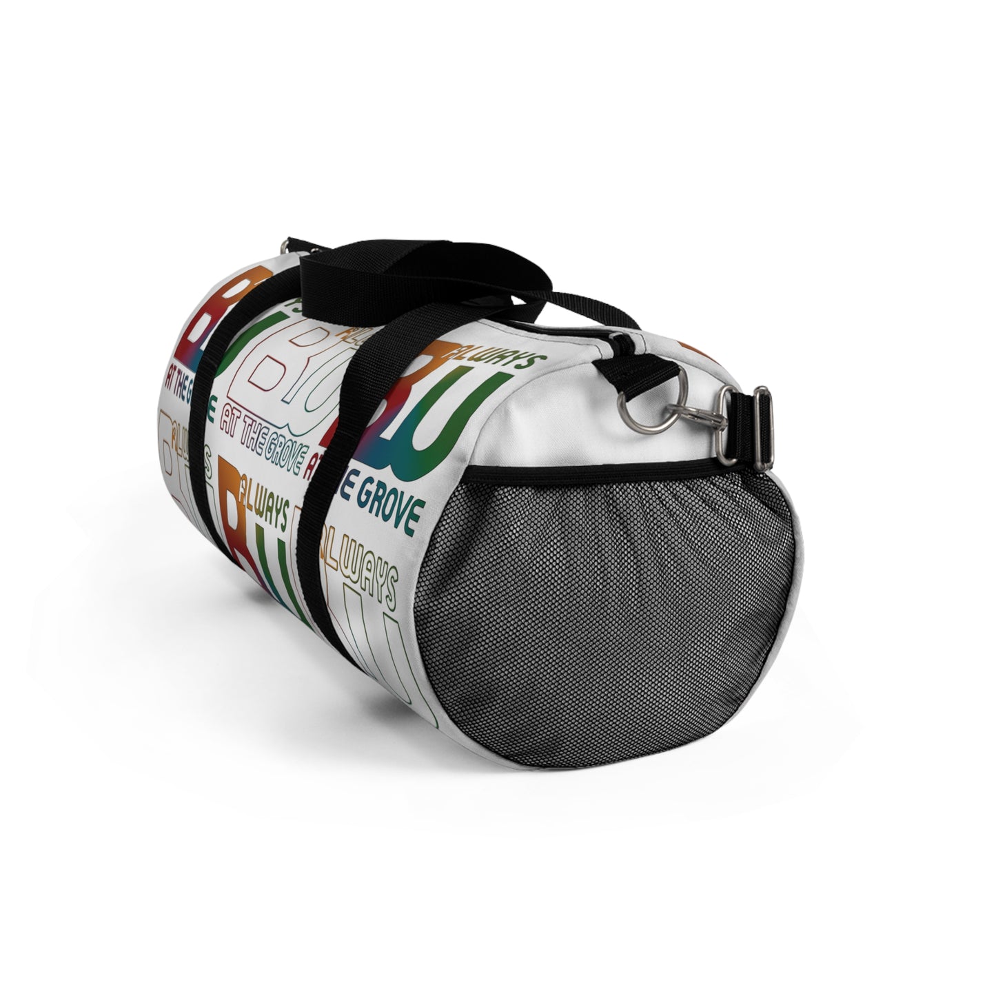 Always BU Weekender Duffel Bag — Colorful Repeat Grid