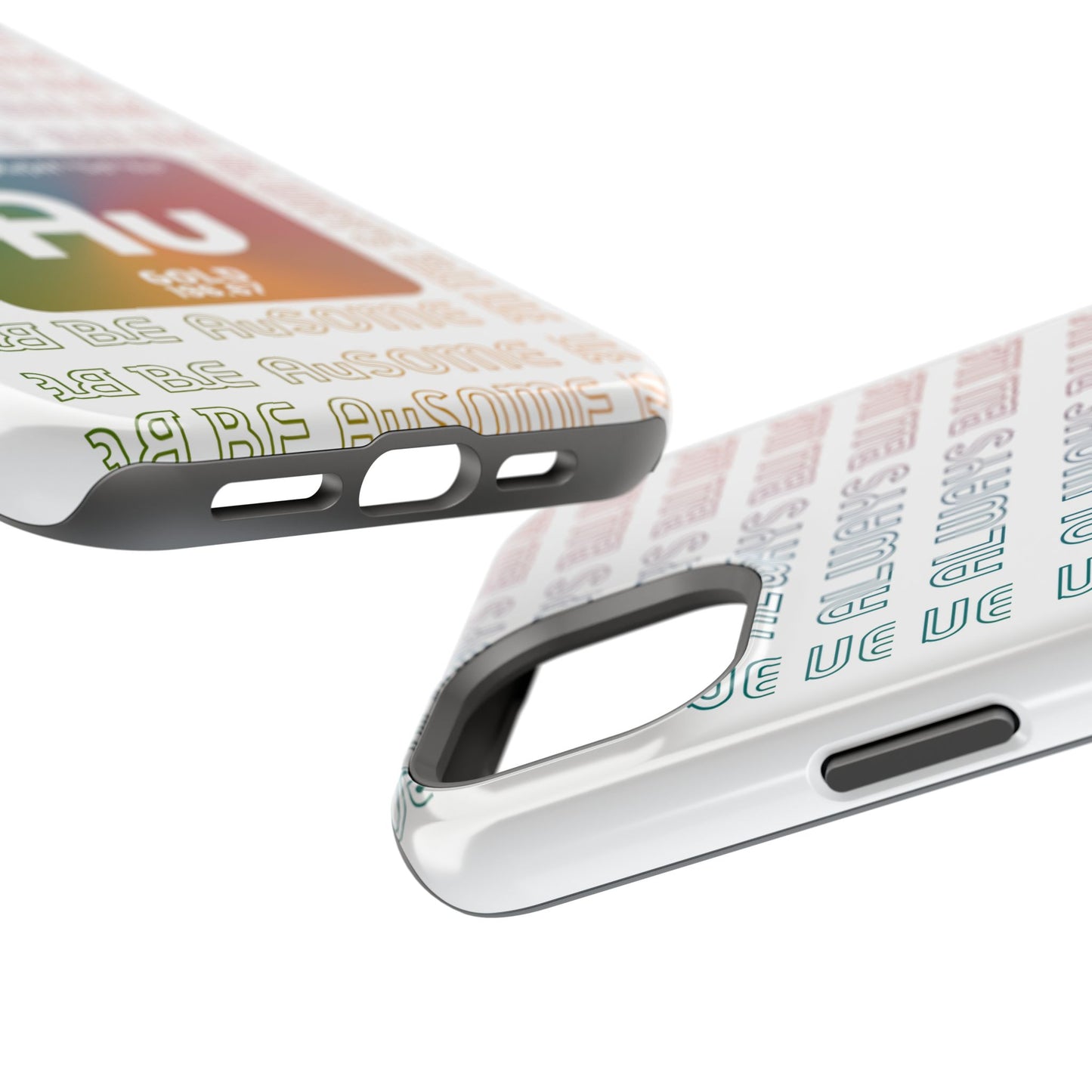 Magnetic Phone Case — 'Au Gold' Periodic Table Design (Be AuSome)