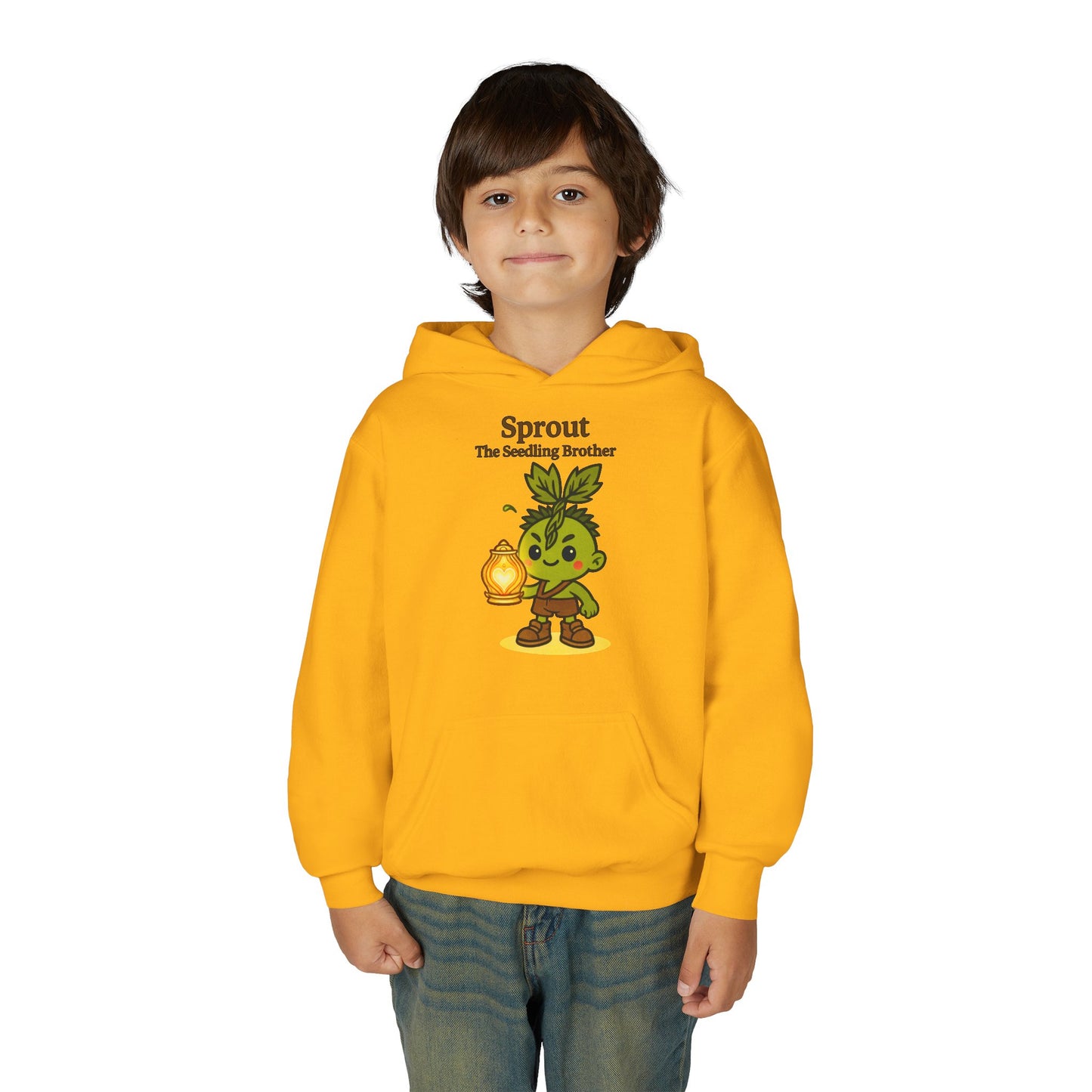 Heartlight Series | Sprout the Seedling Brother – Youth Hoodie
