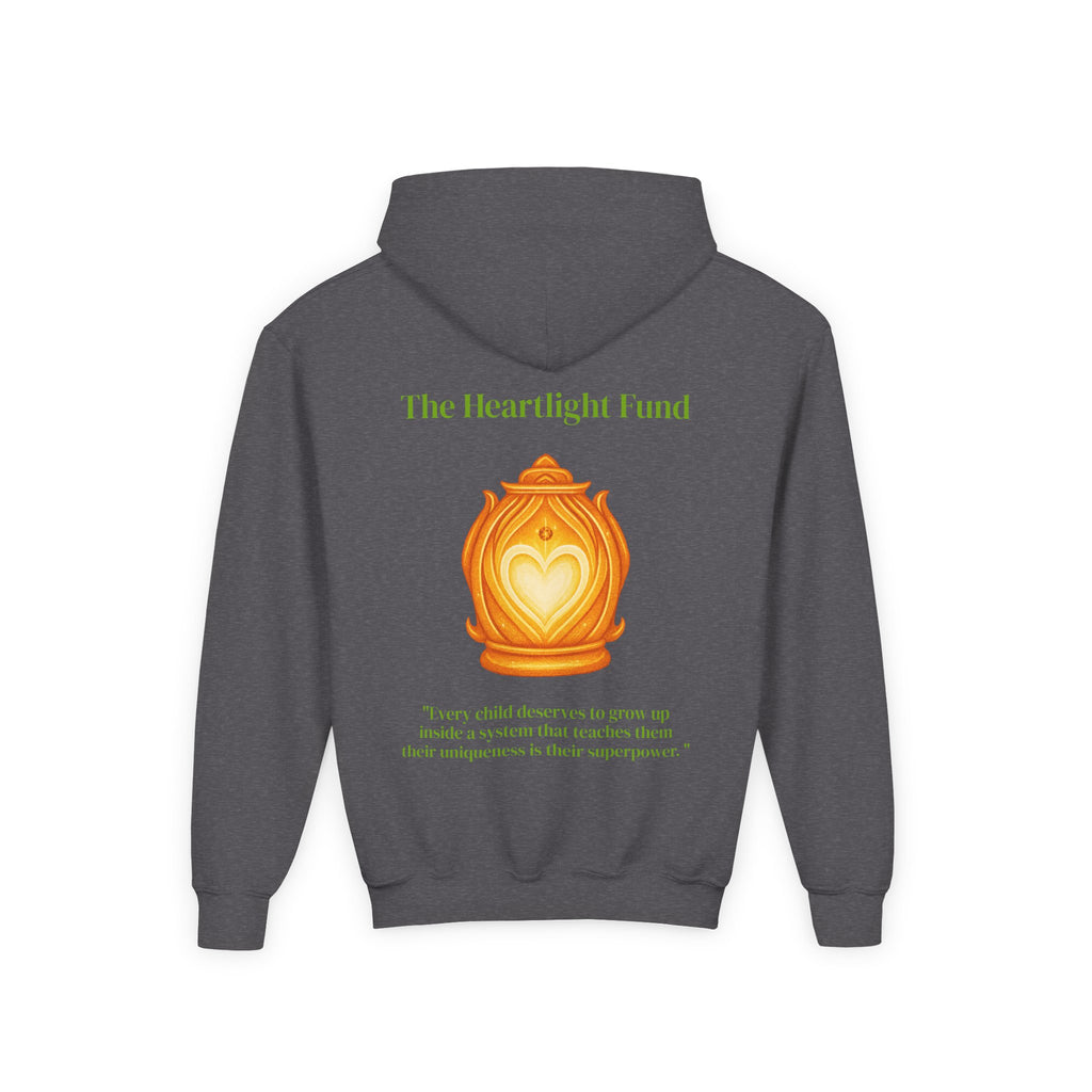 Heartlight Collection: 'Sprout the Seedling Brother' Camping Twins Cute Kids Hooded Sweatshirt