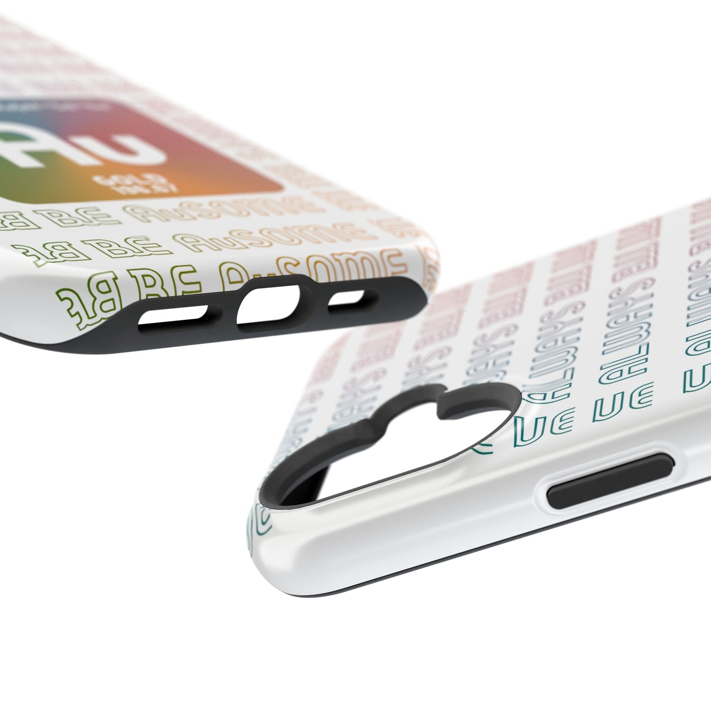 Magnetic Phone Case — 'Au Gold' Periodic Table Design (Be AuSome)