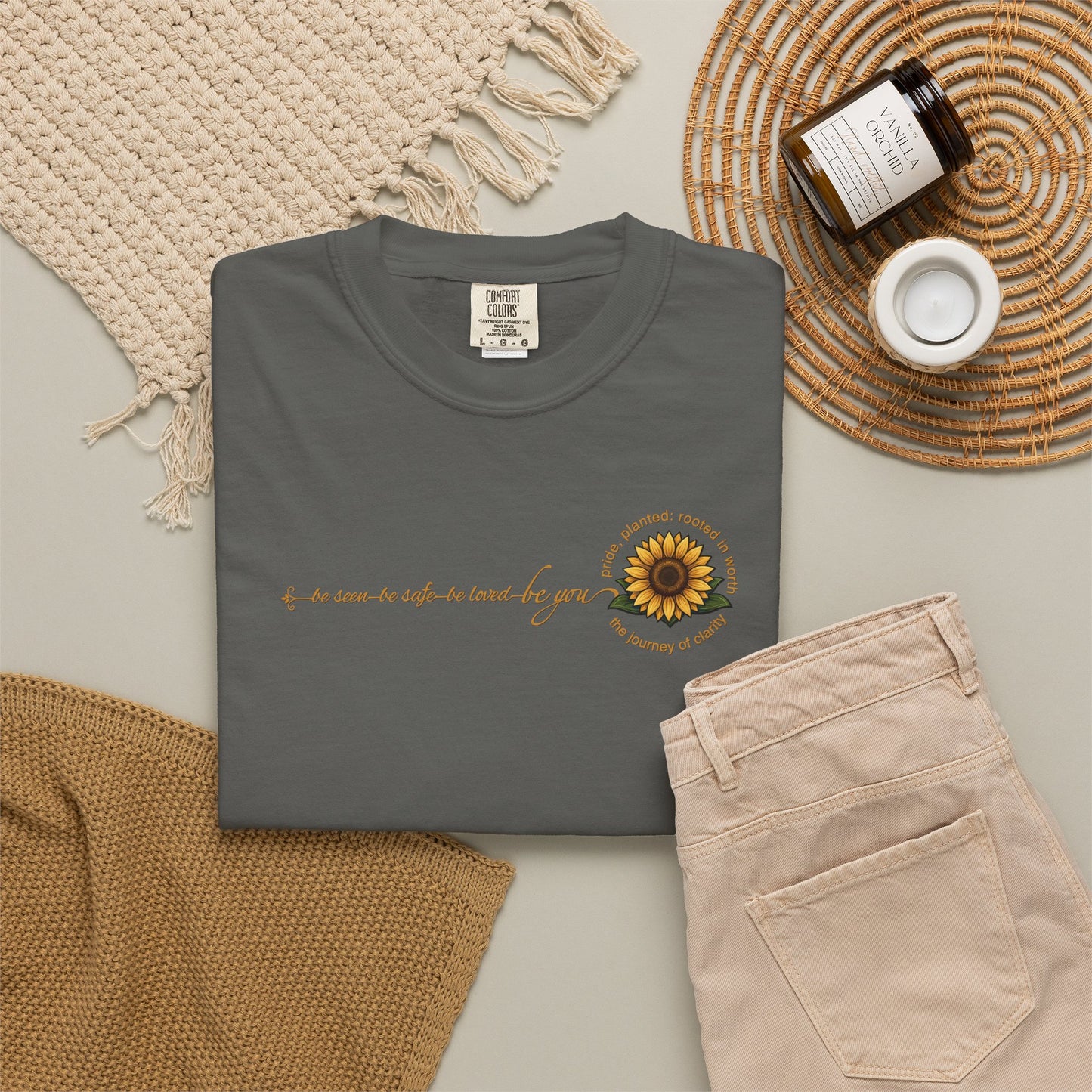 Be You Floral Values T-Shirt | Pride, Planted Collection