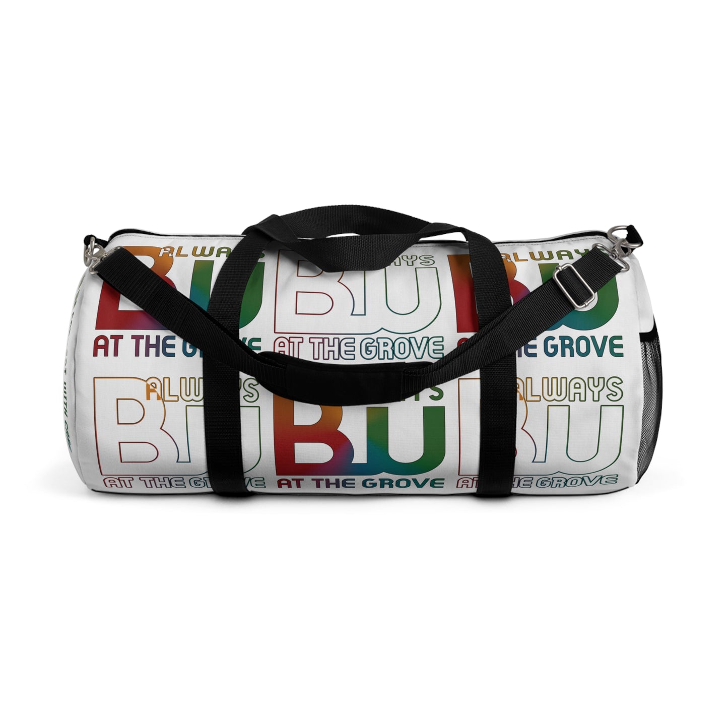 Always BU Weekender Duffel Bag — Colorful Repeat Grid