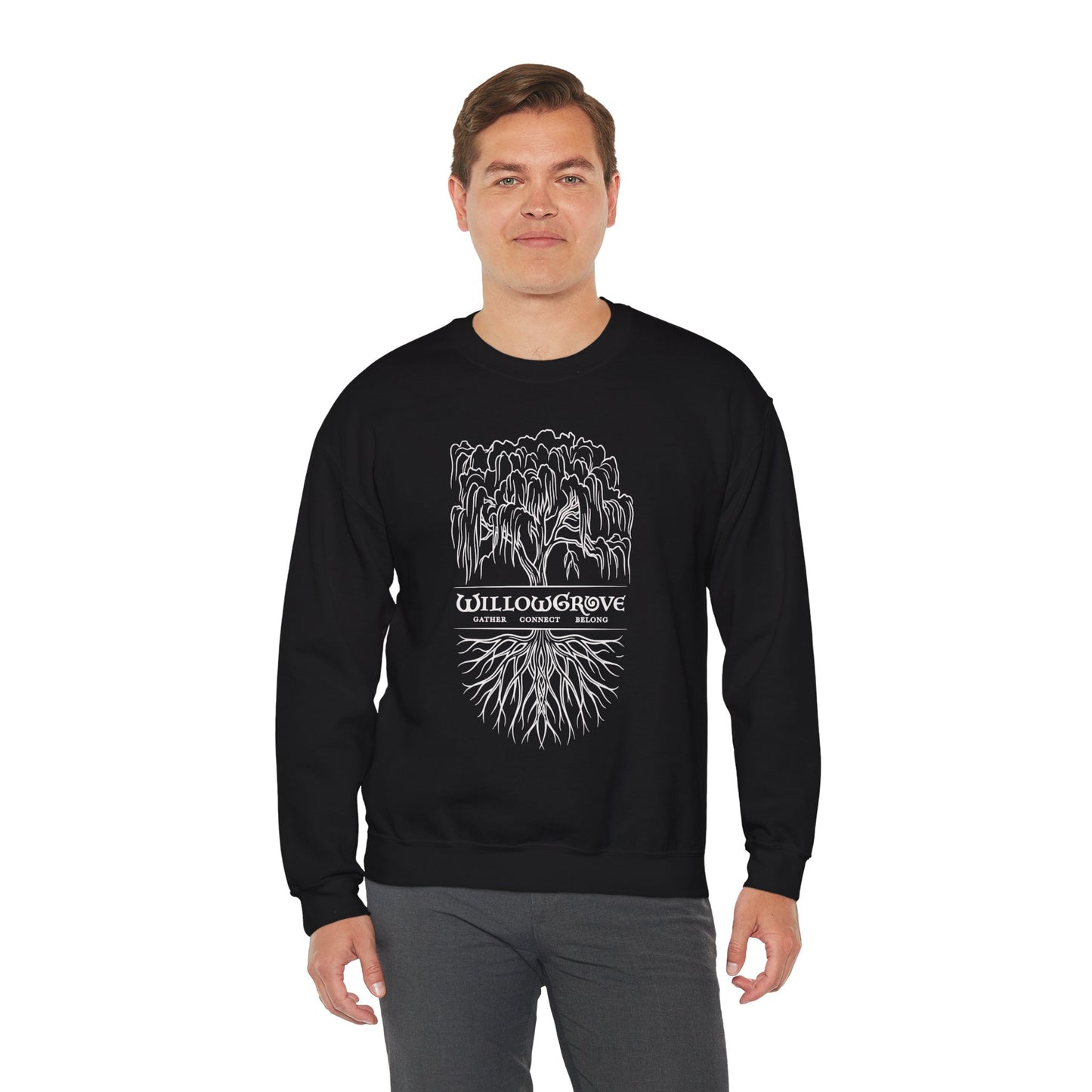 Arbor Series | WillowGrove Roots – Crewneck Sweatshirt